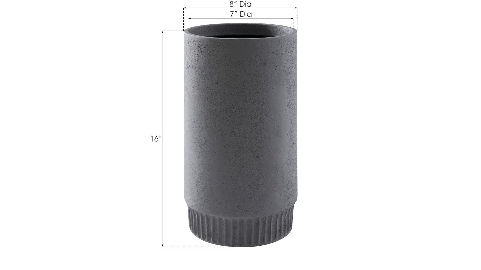 Harvest Planter, Medium, Dark Gray - Remutear