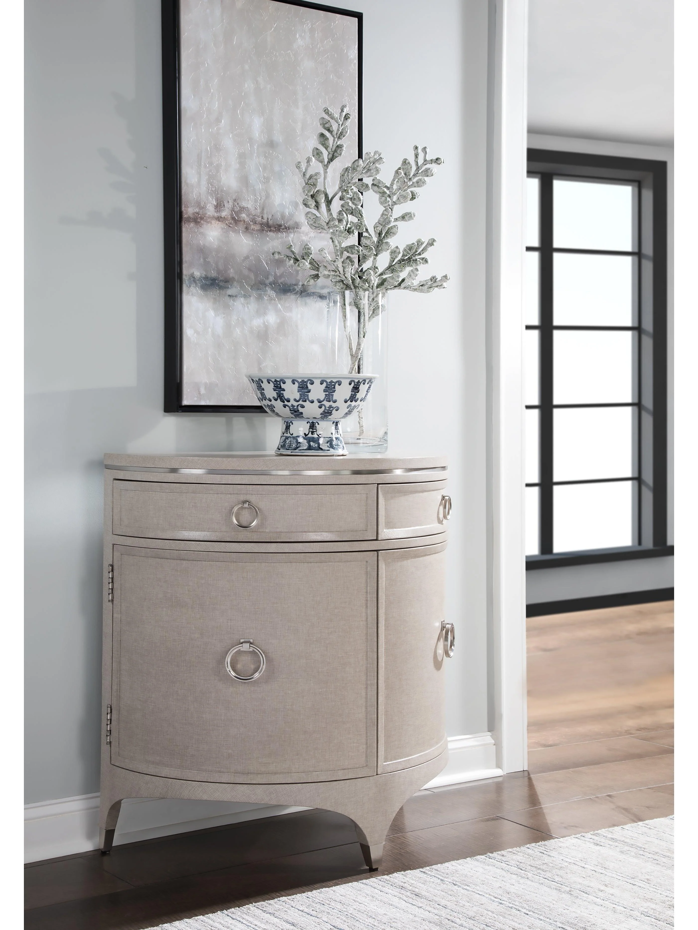 Signature Designs Zeitgeist Linen Demilune Chest - Remutear