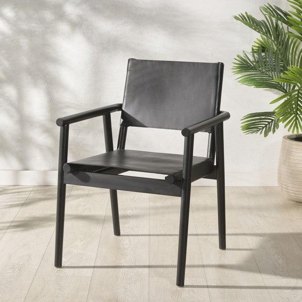 Hutson Leather Dining Chair - Remutear