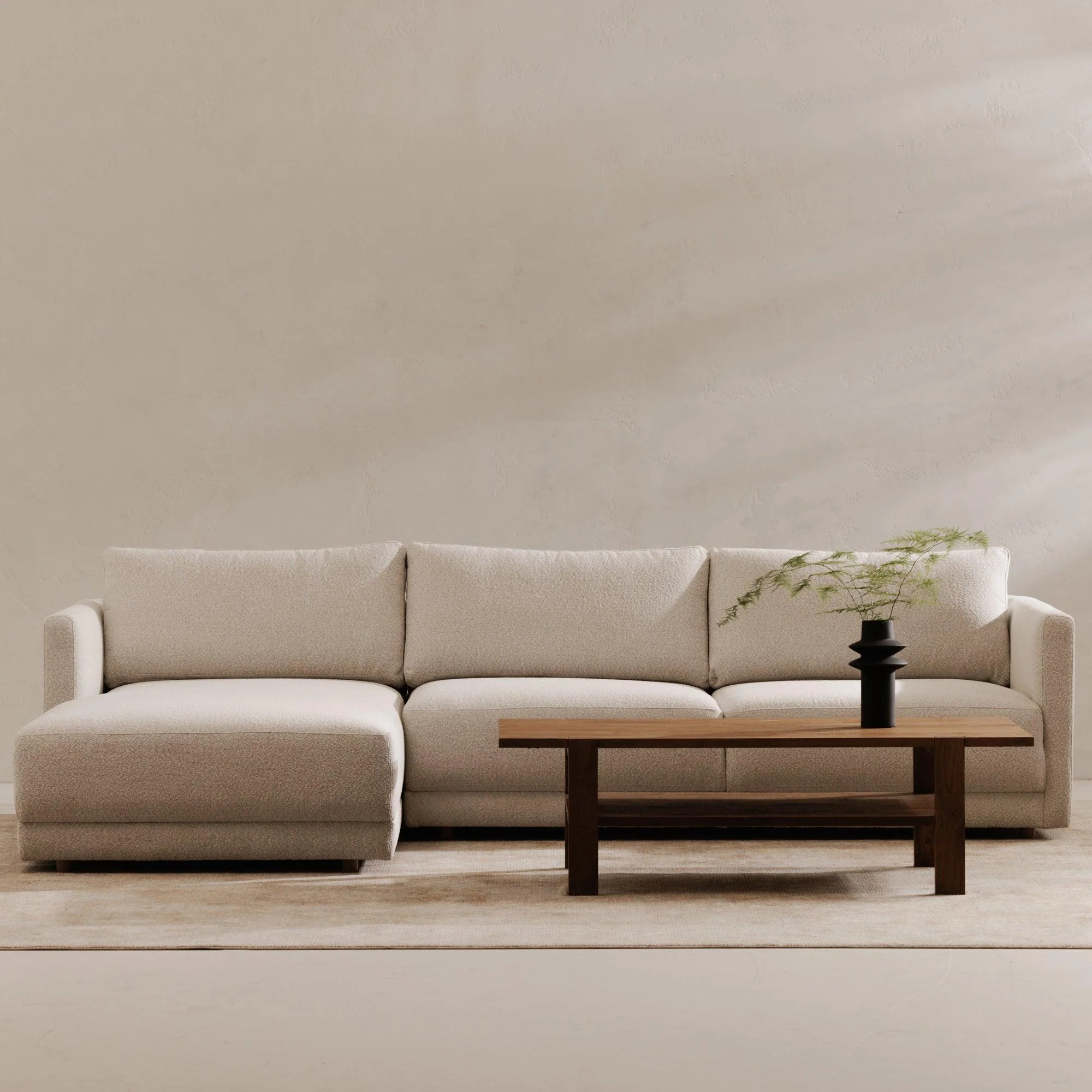 Bryn Sectional Oyster Left - Remutear