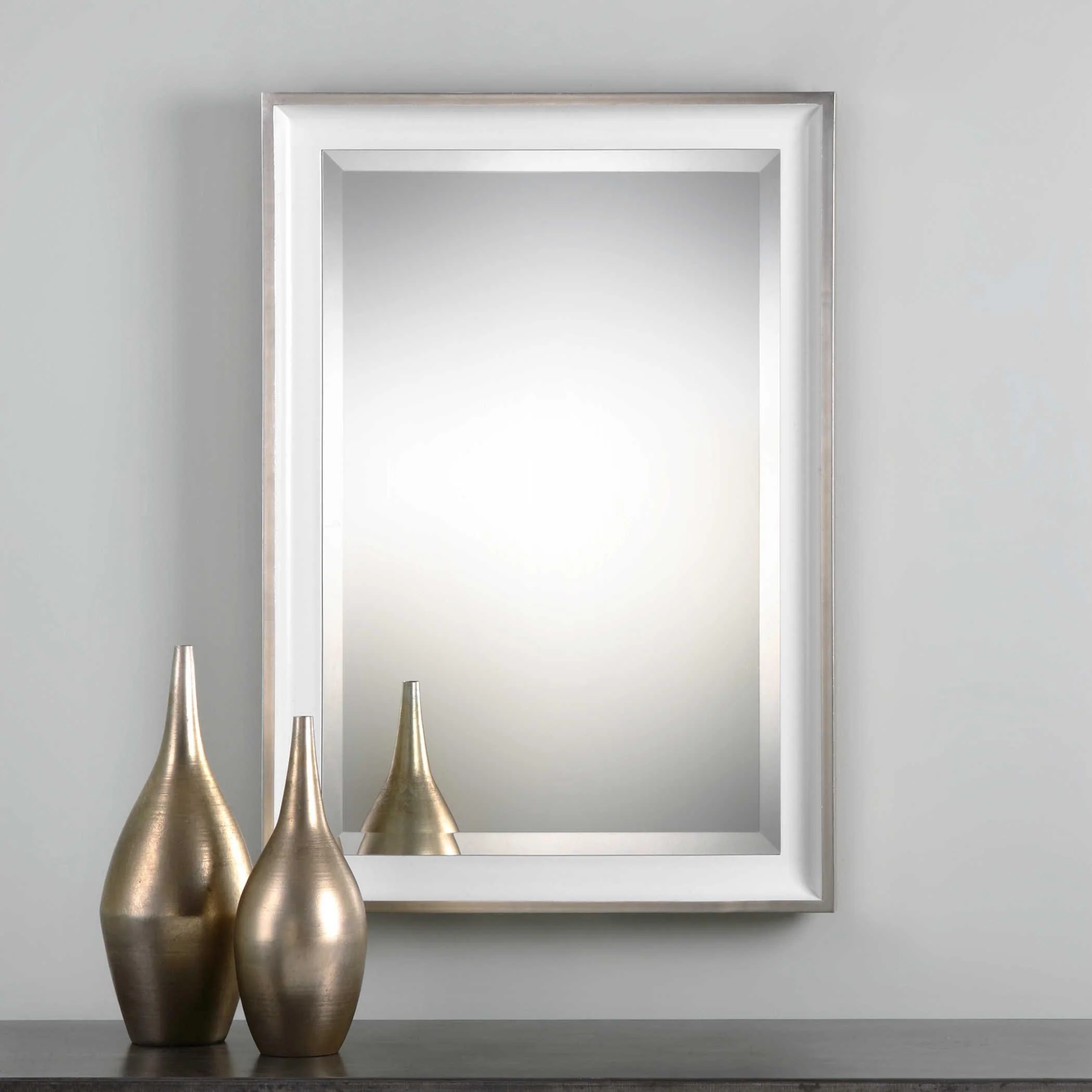 LAHVAHN WHITE SILVER MIRROR - Remutear