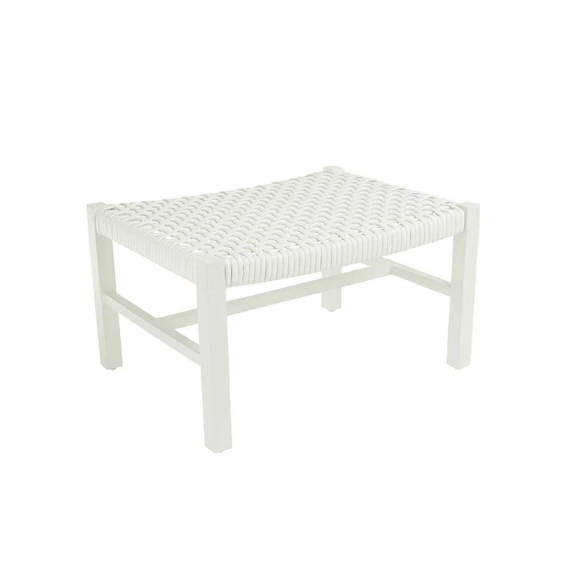 Catherine Club Ottoman Aluminum - Remutear