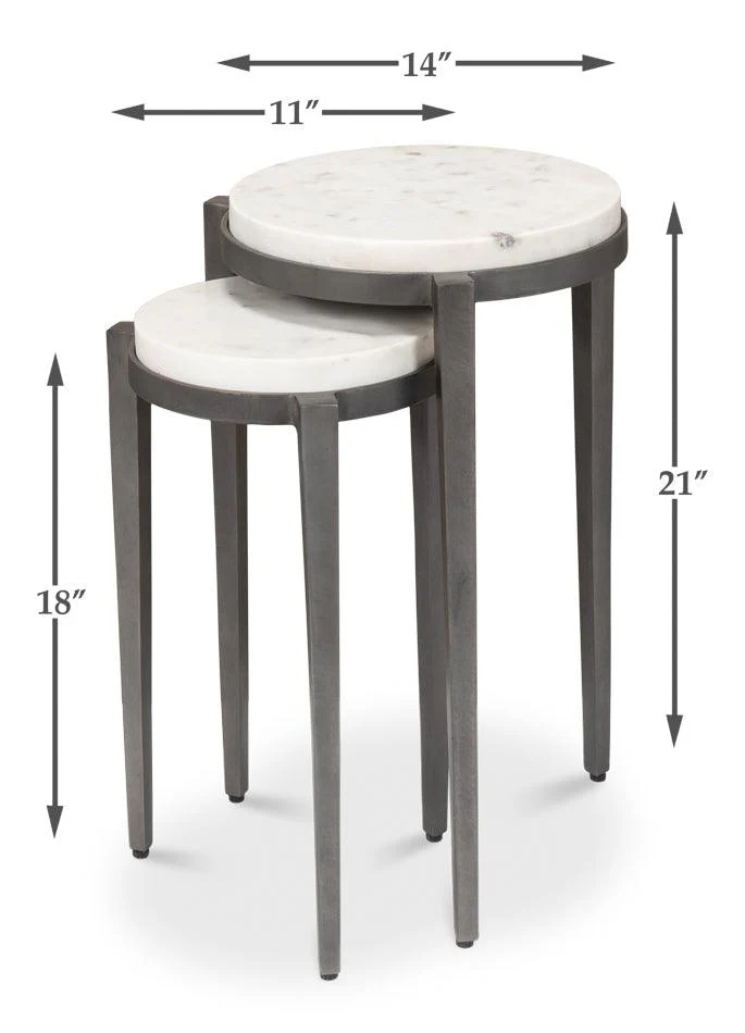 Gabi Nesting Side Tables - Set Of 2 - Remutear