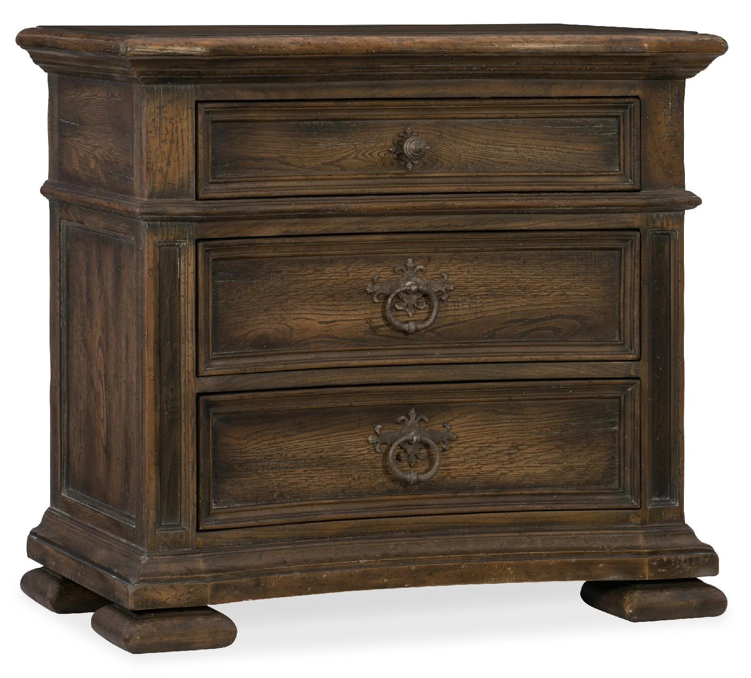 Elmendorf Three-Drawer Nightstand - Remutear