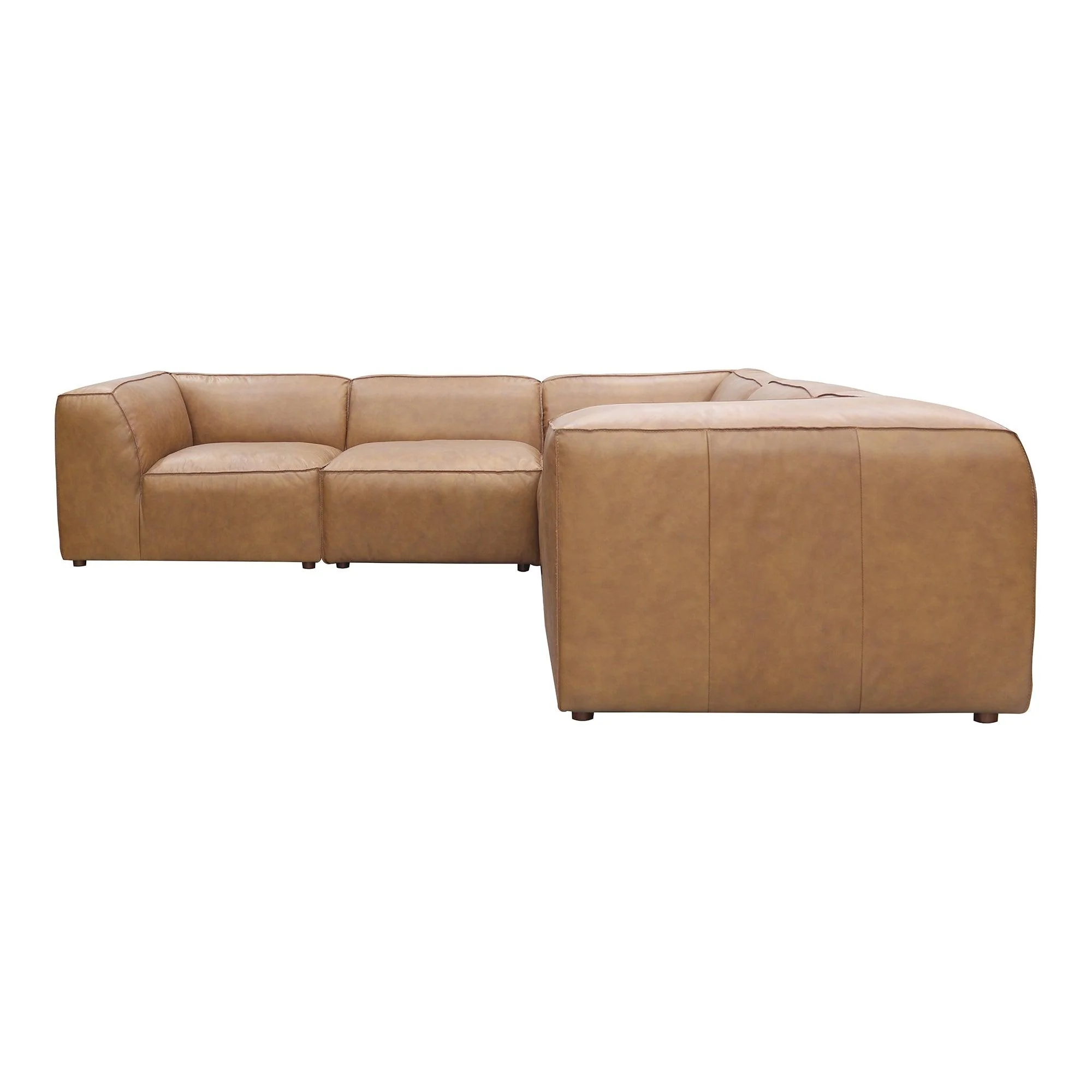 Form Dream Modular Sectional Sonoran Tan Leather - Remutear