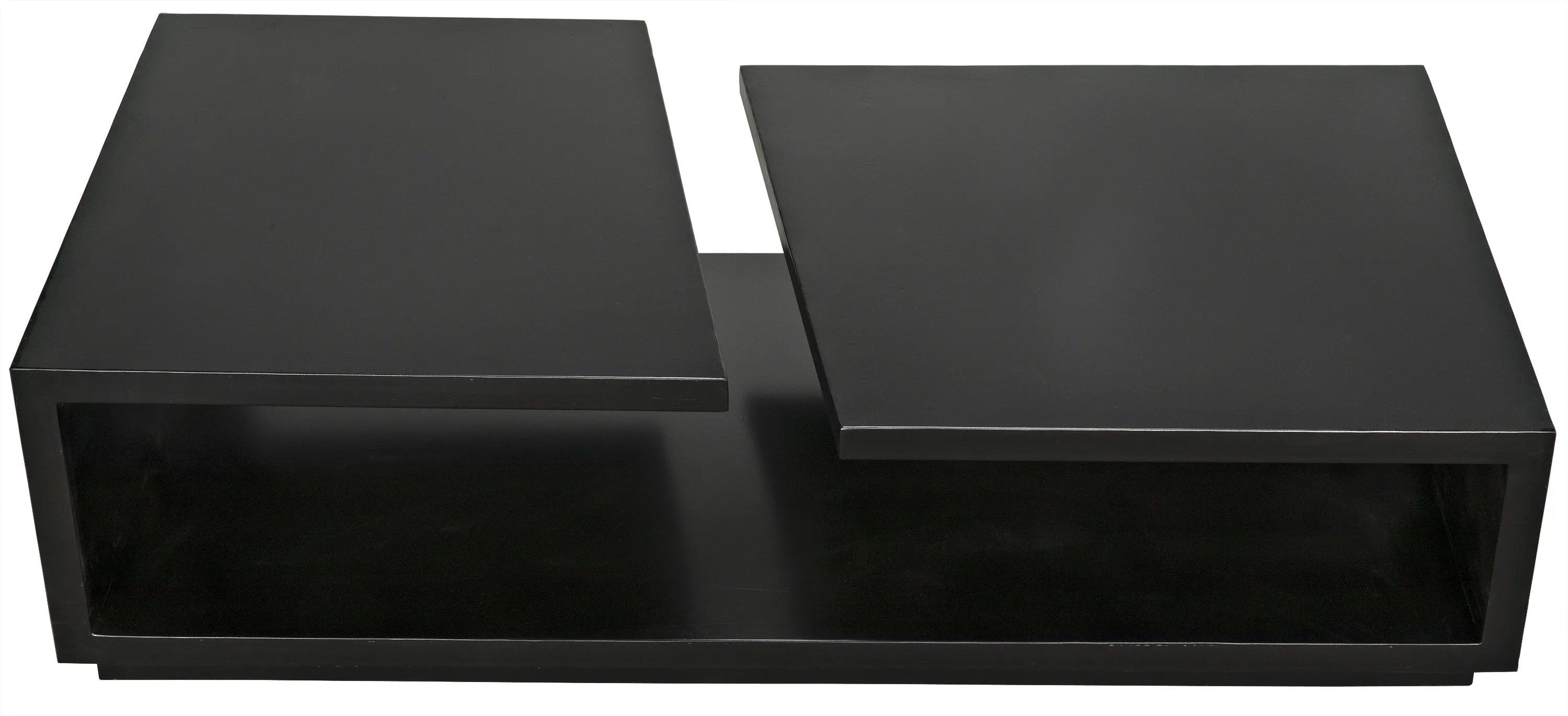 Shift Coffee Table, Black Steel - Remutear