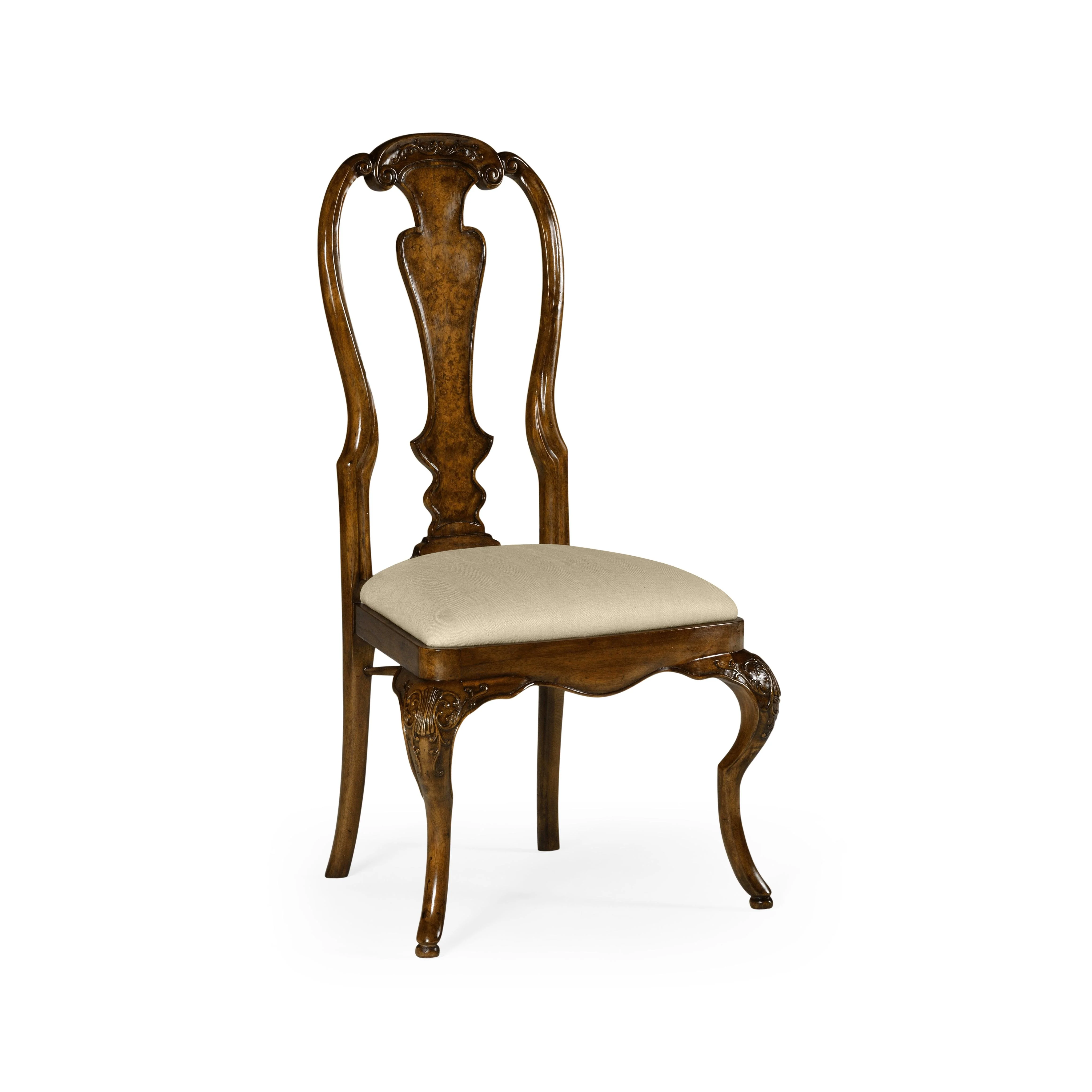 Buckingham William & Mary Inlaid Side Chair - Set of 2 - Remutear