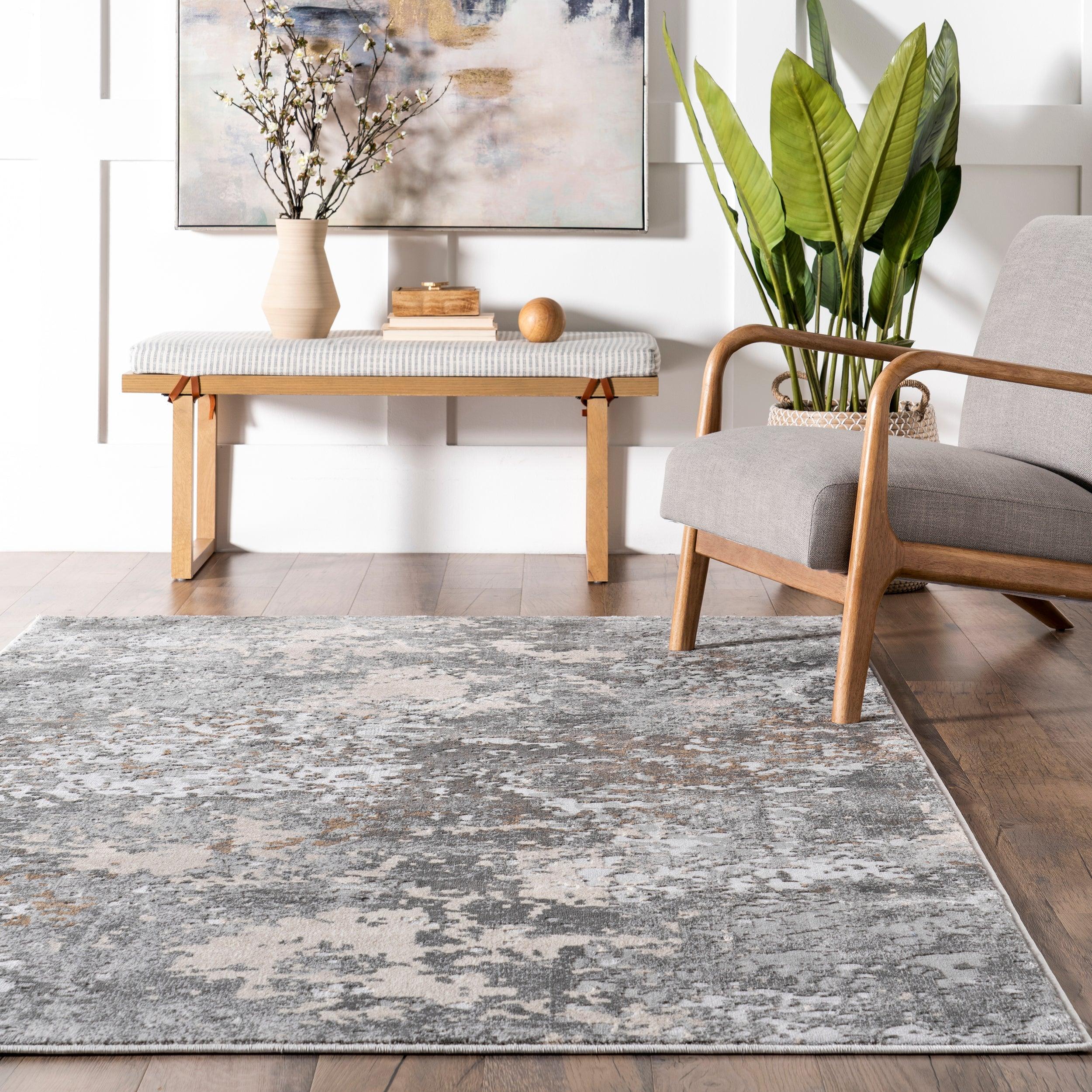 Chastin Modern Abstract Area Rug - Remutear