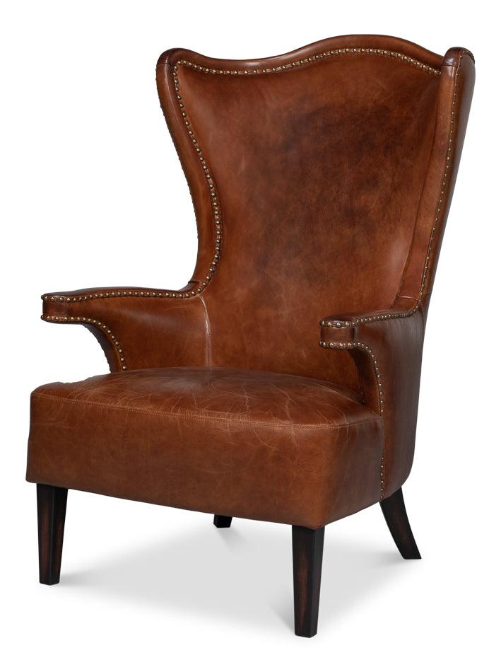 Drake Distilled Leather Chair - Remutear