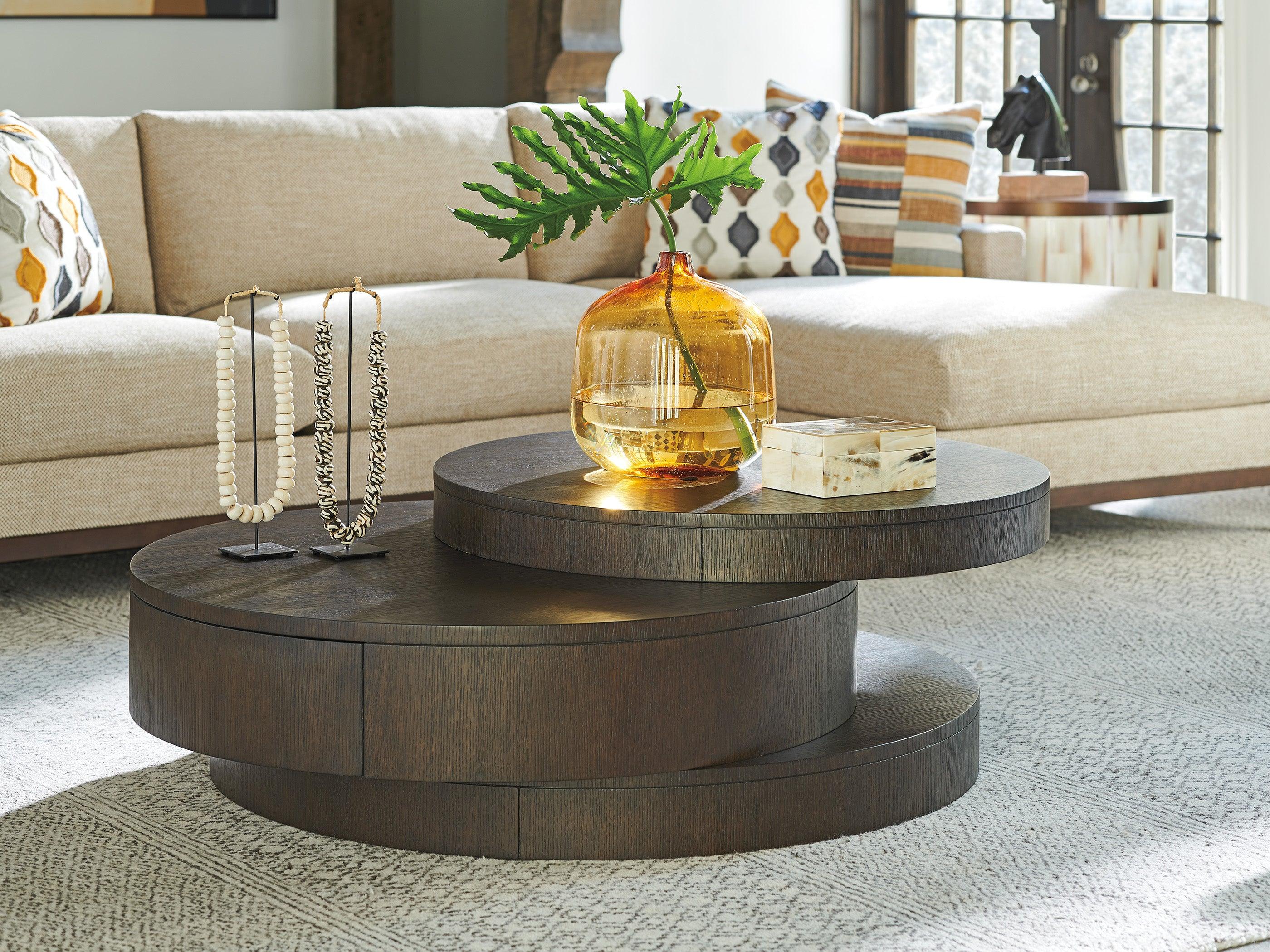 Park City Mountaineer Round Cocktail Table - Remutear
