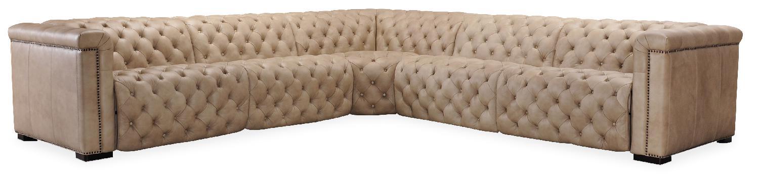 Savion Grandier 5-Piece Power HR Sectional with2 Power Recline - Remutear