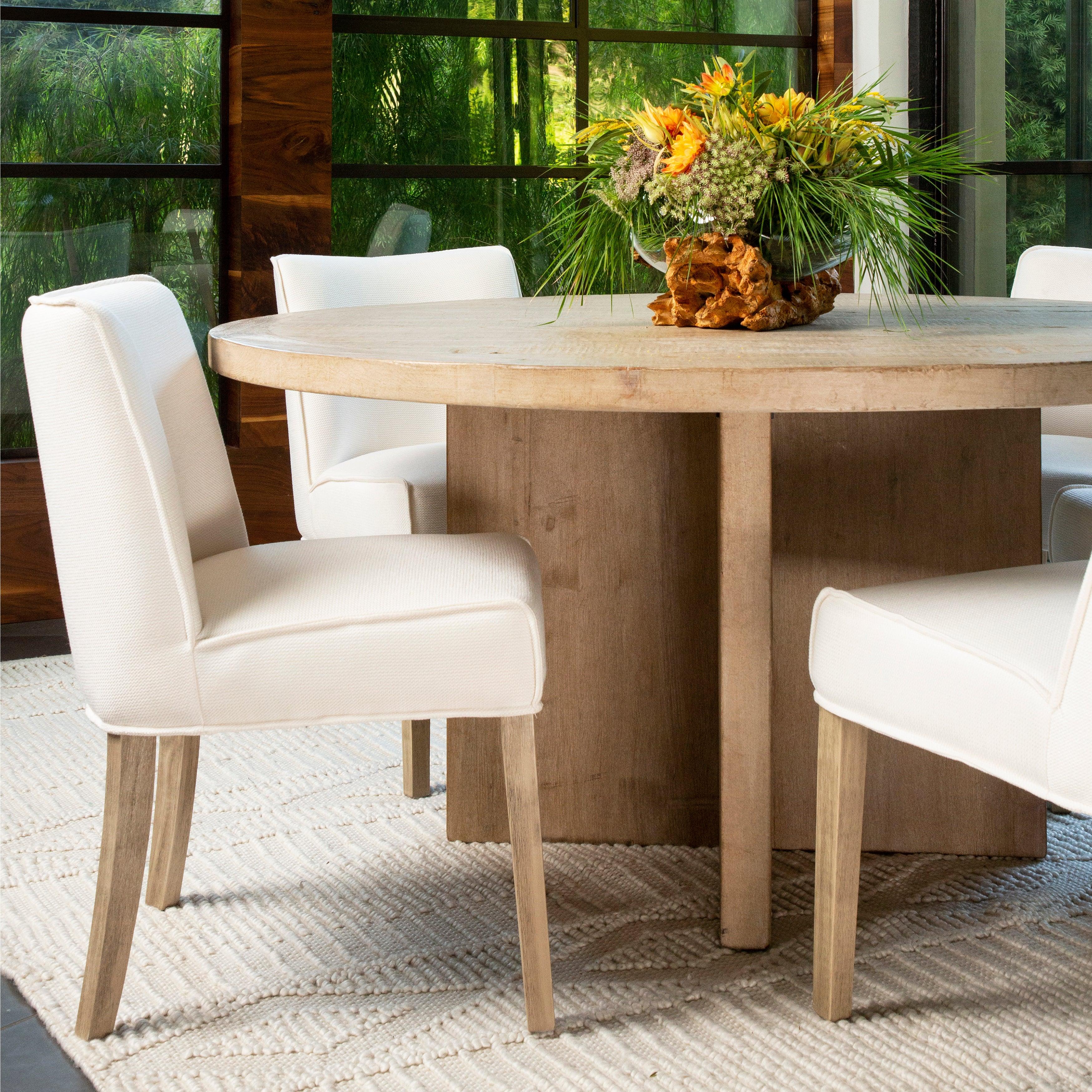 Sivan Dining Chair W/ Perf Fabric - Remutear