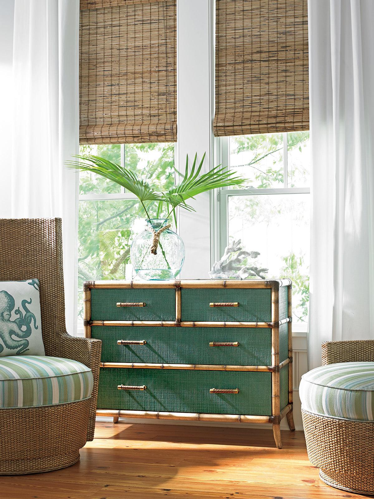 Twin Palms Pacific Teal Dresser - Remutear