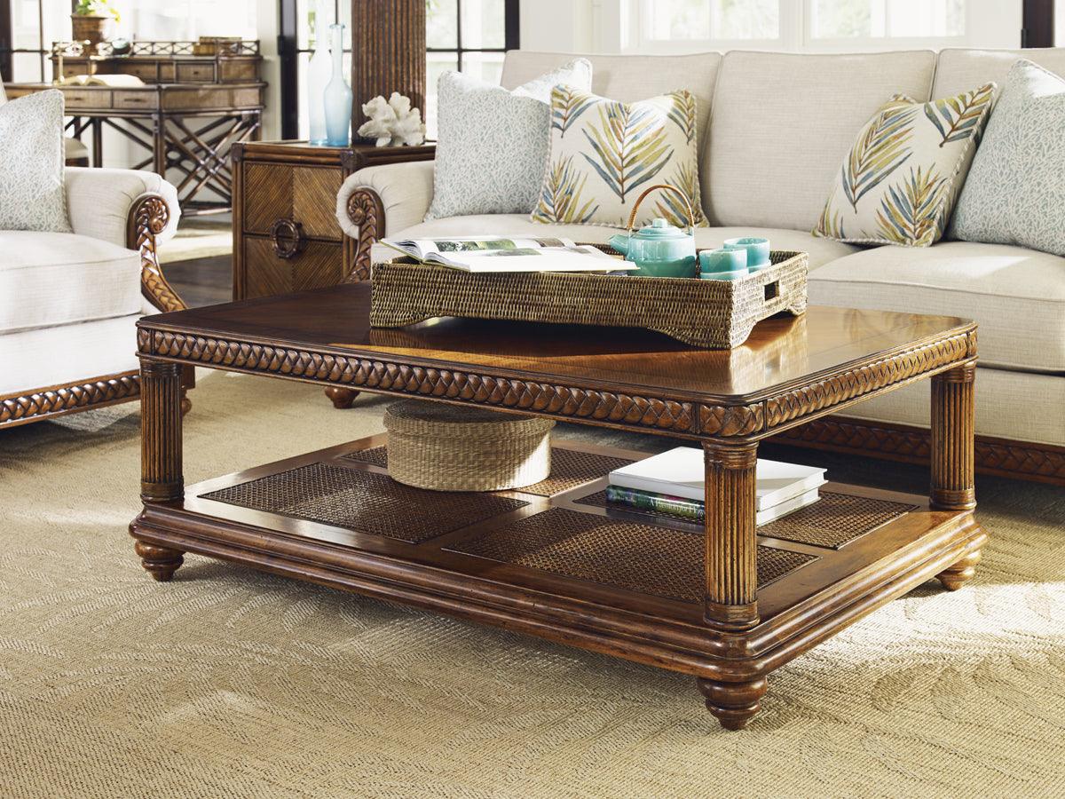 Bali Hai Vineyard Point Rectangular Cocktail Table - Remutear