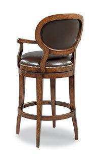 Oval Back Swivel Bar Stool - Remutear