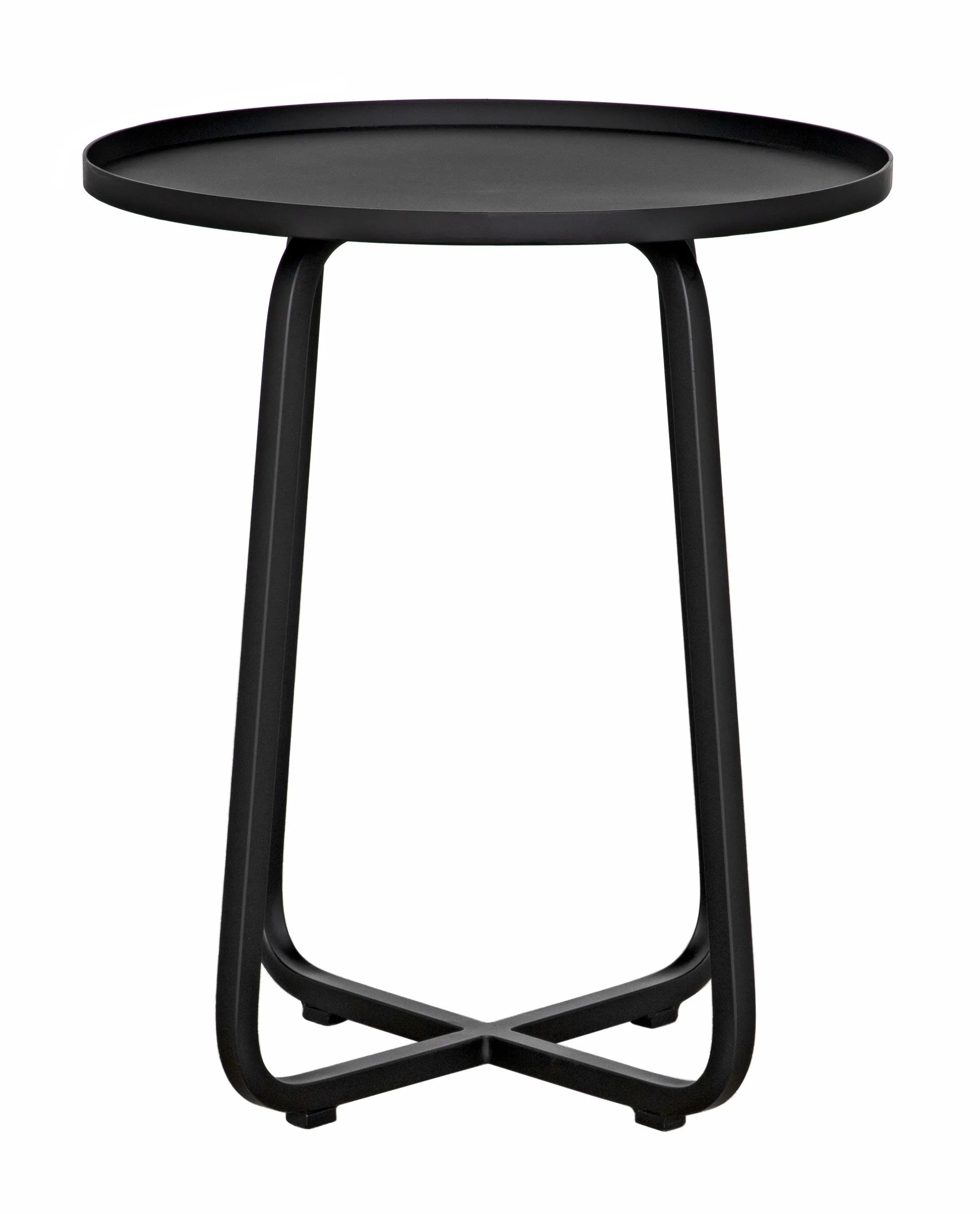 Kimana Side Table, Black Steel - Remutear