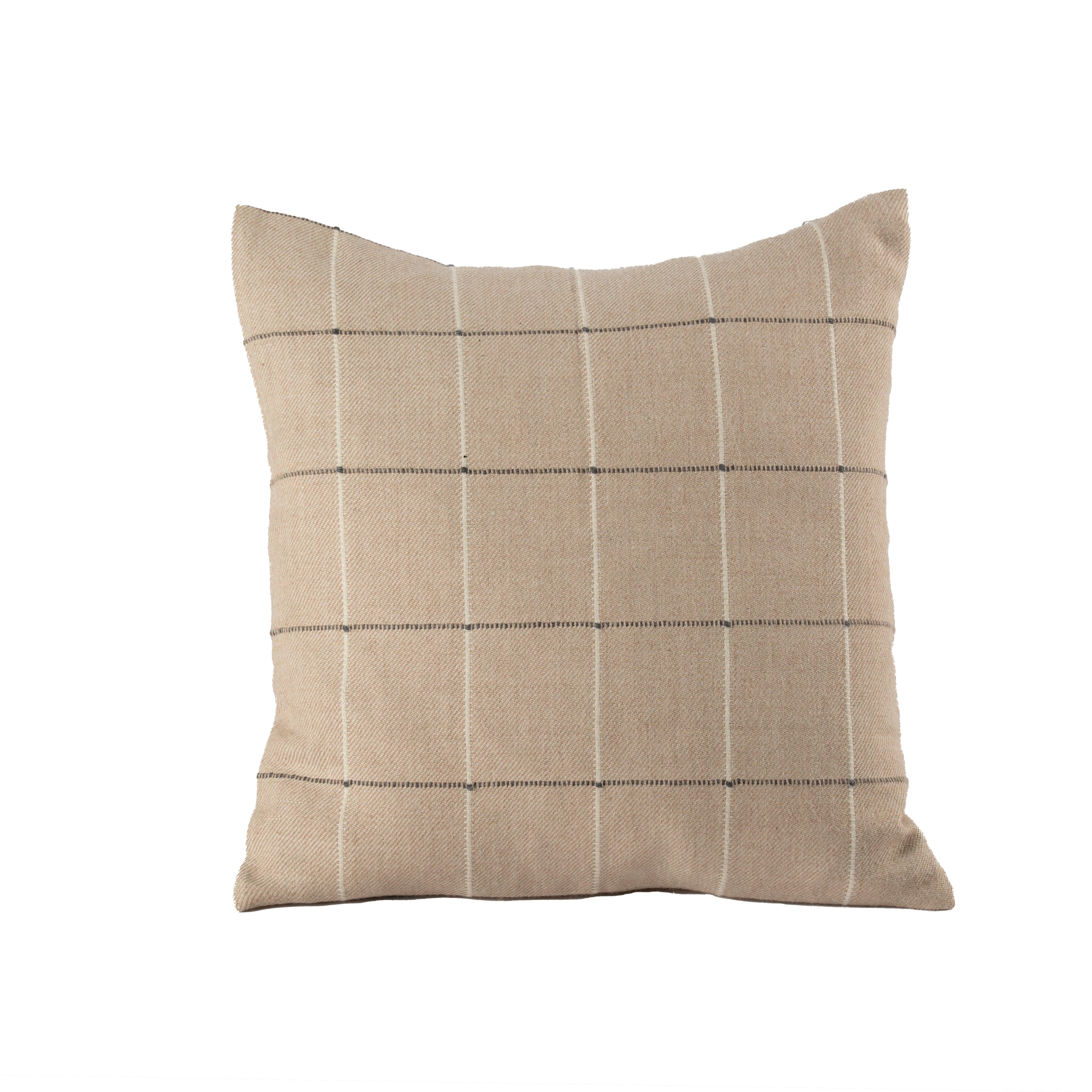 Harrison 100% Handwoven Baby Alpaca Square Pillow - Remutear