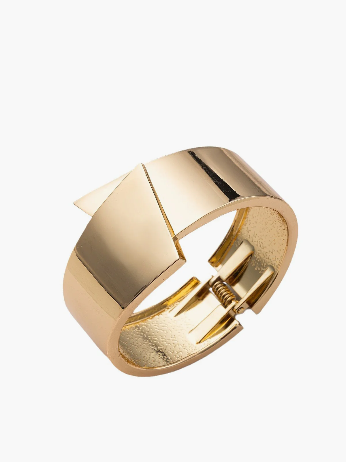 Geometric Metal Cuff Bracelet - Remutear