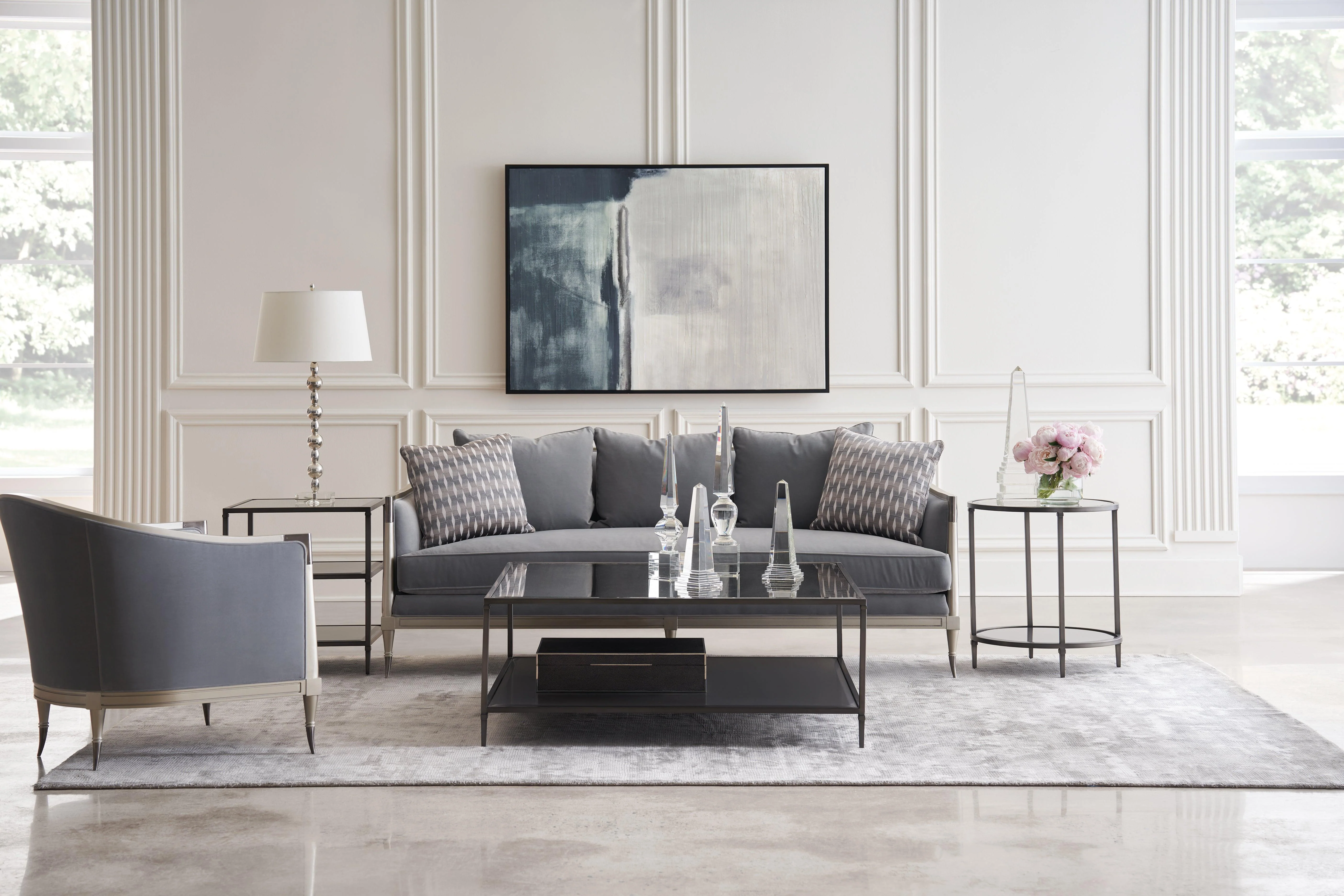 Classic Smoulder Square Cocktail Table - Remutear