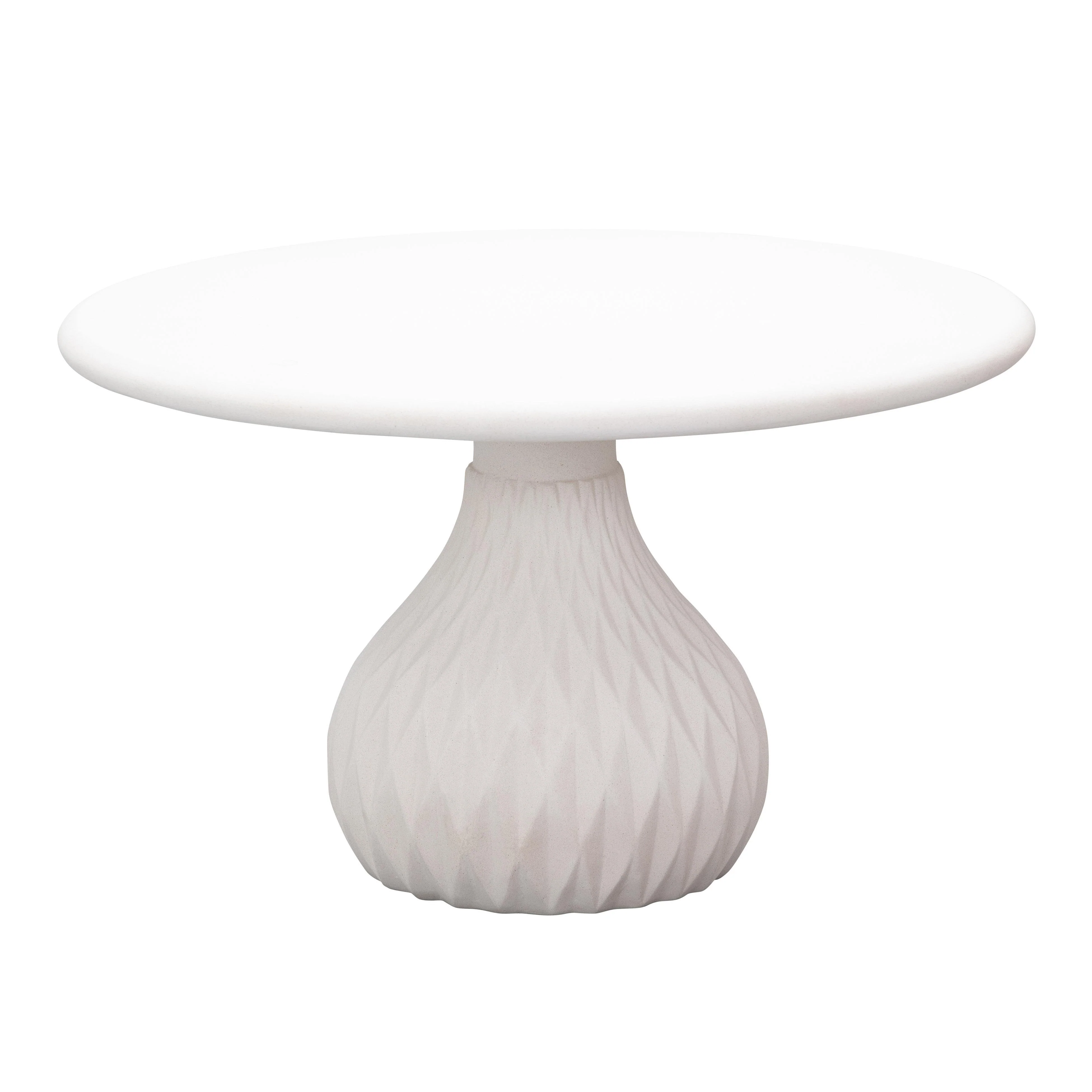 Tulum Ivory Concrete Coffee Table - Remutear