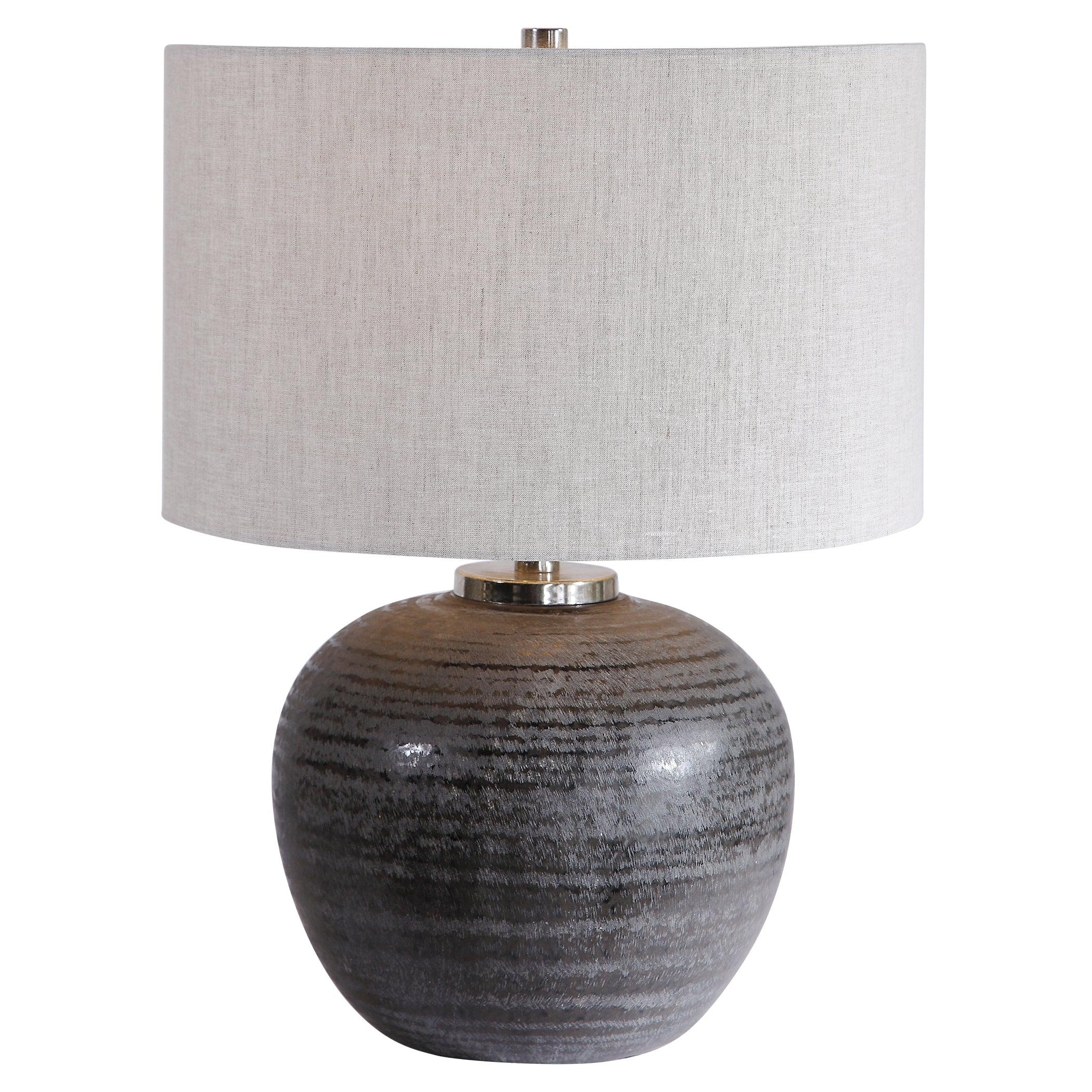 MIKKEL CHARCOAL TABLE LAMP - Remutear