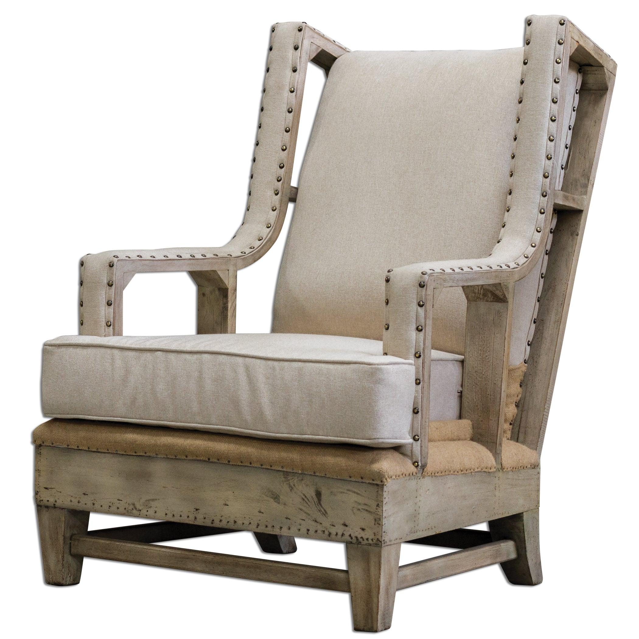 Schafer Linen Armchair - Remutear