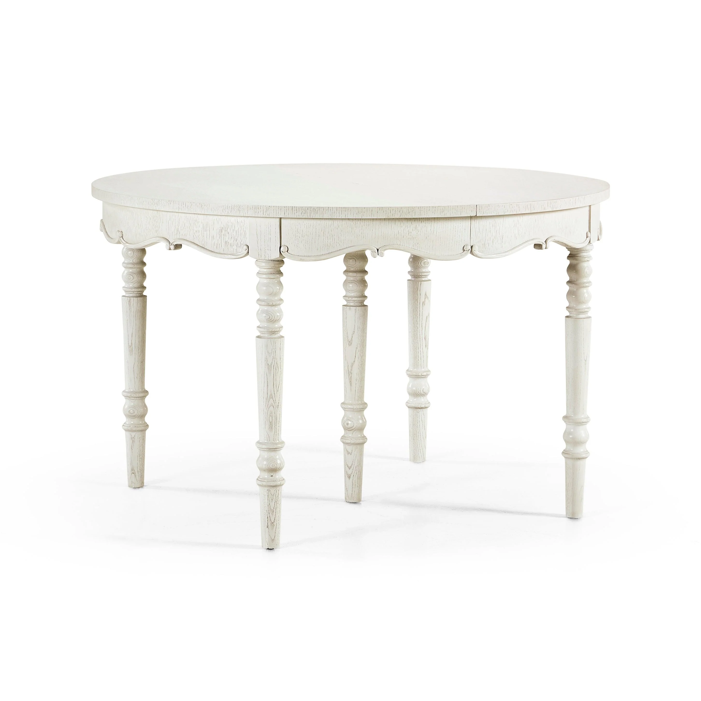 White Lenticular Dining Table - Remutear