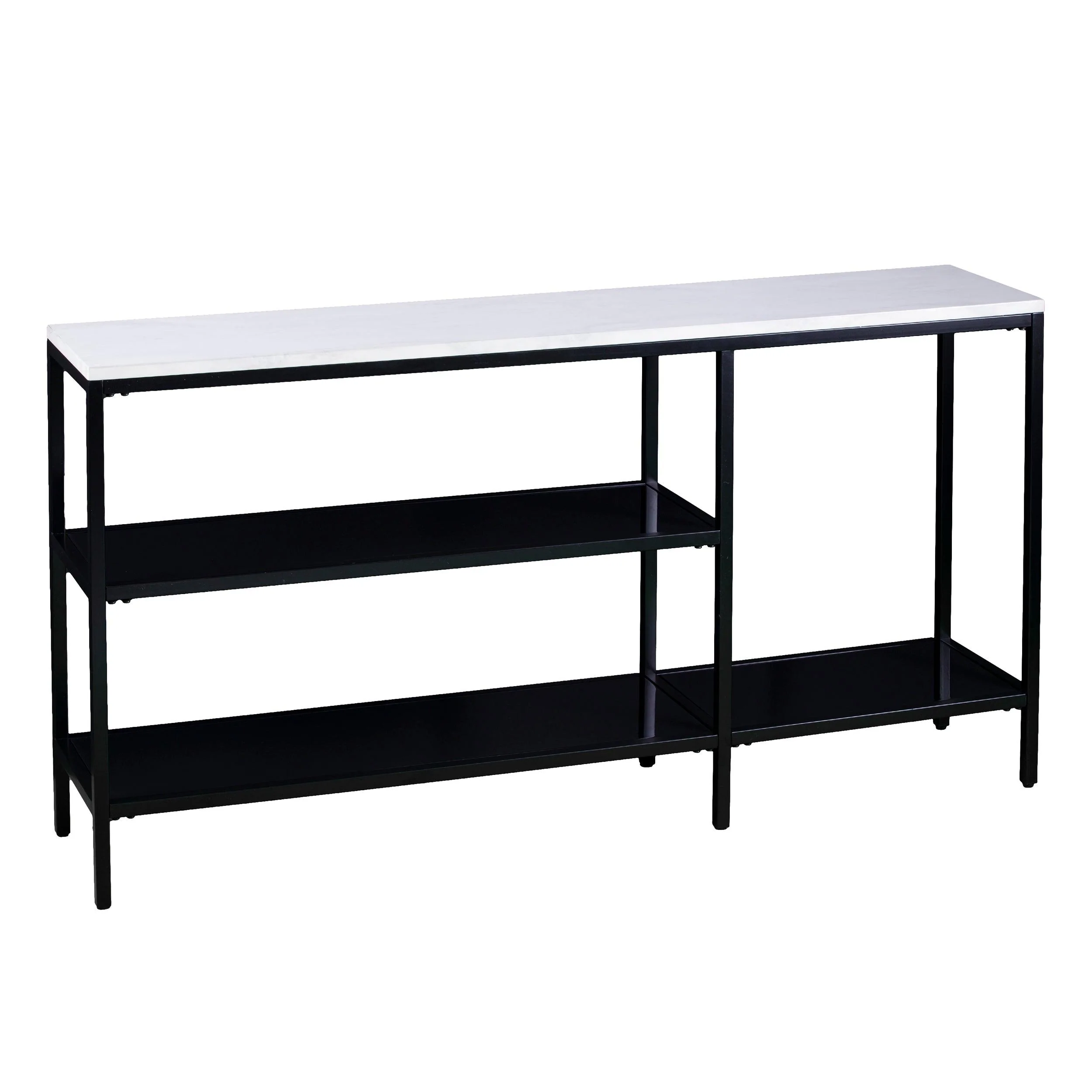 Holly & Martin Corman Faux Marble Narrow Console Table - Remutear