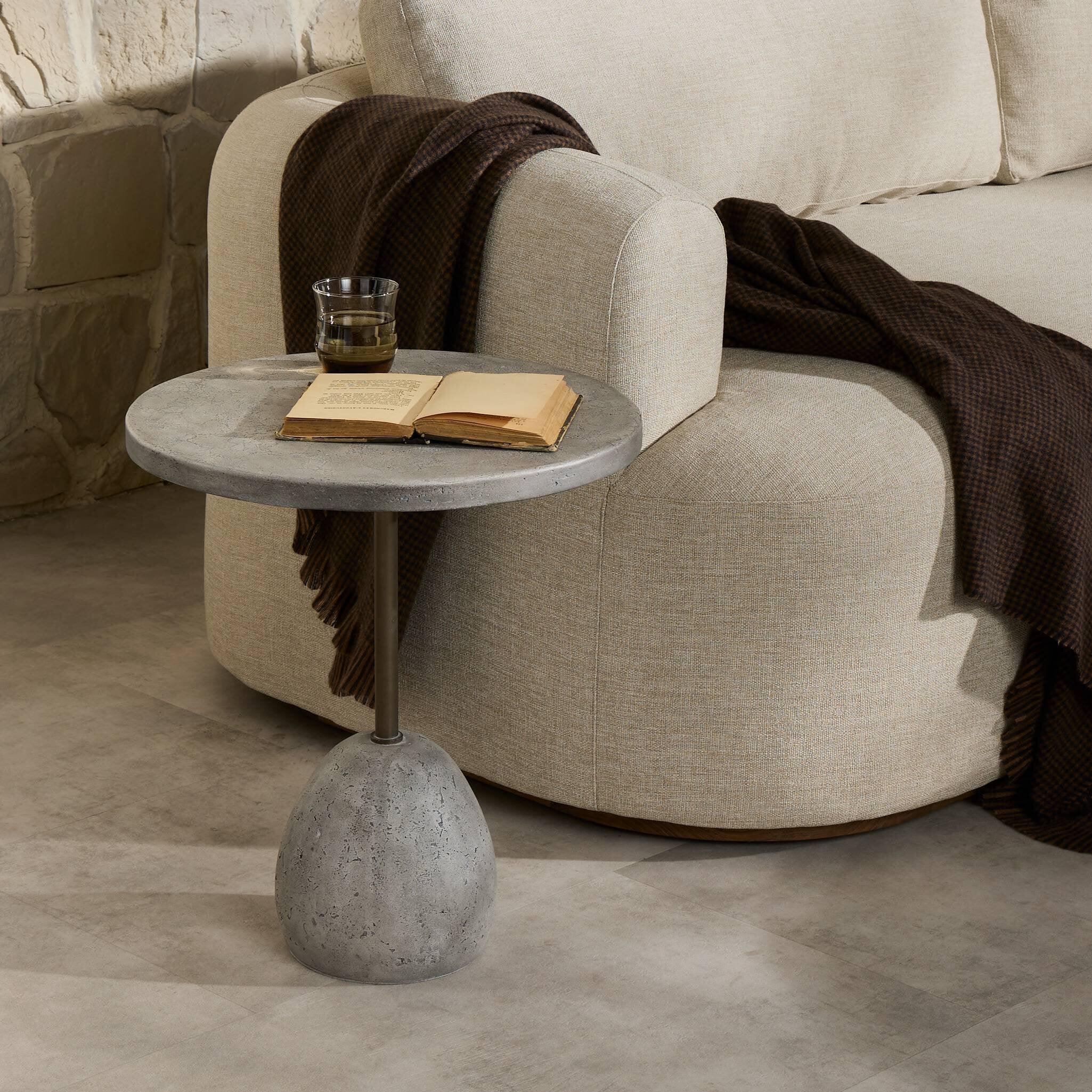 Emens Outdoor End Table - Remutear