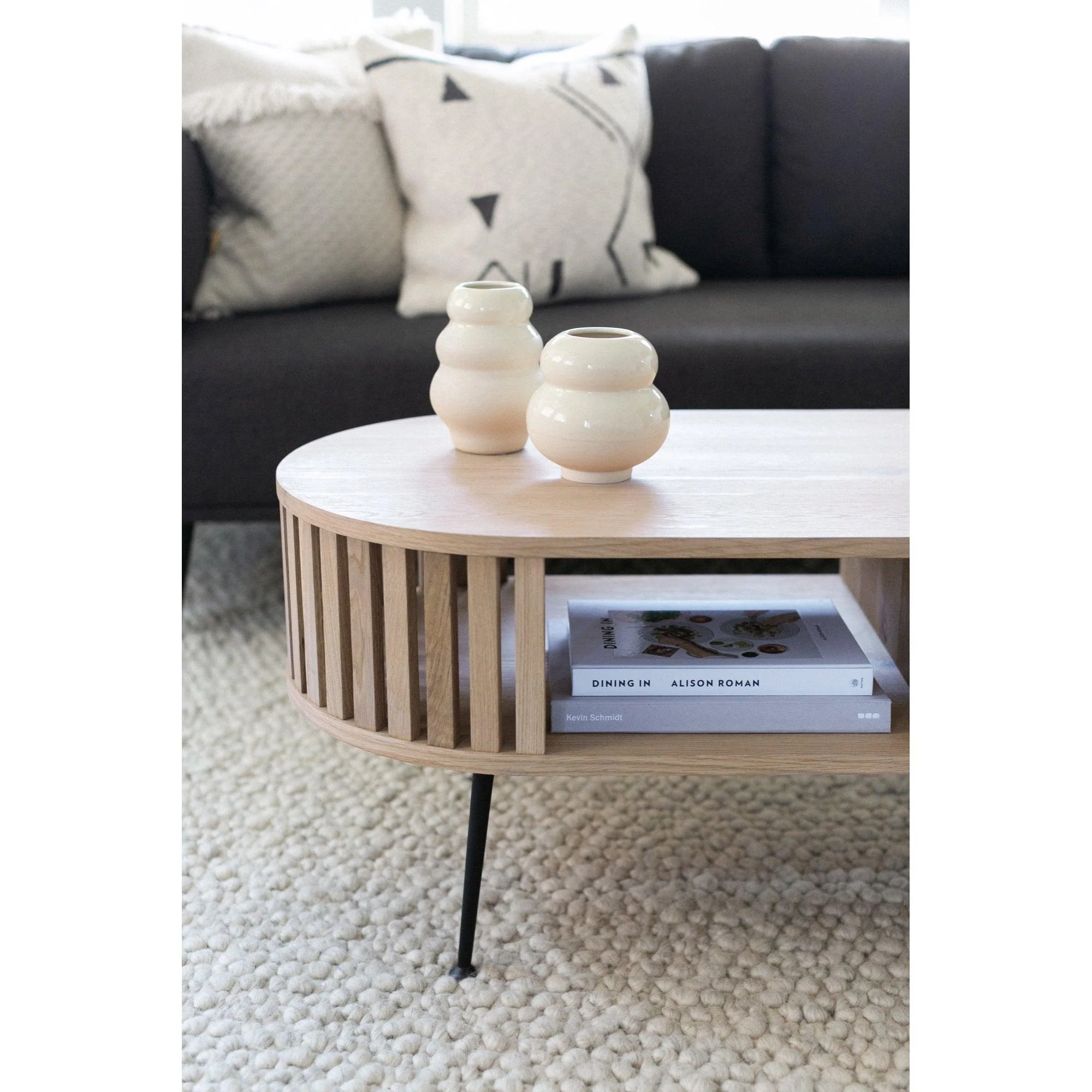 Henrich Coffee Table White Oil - Remutear