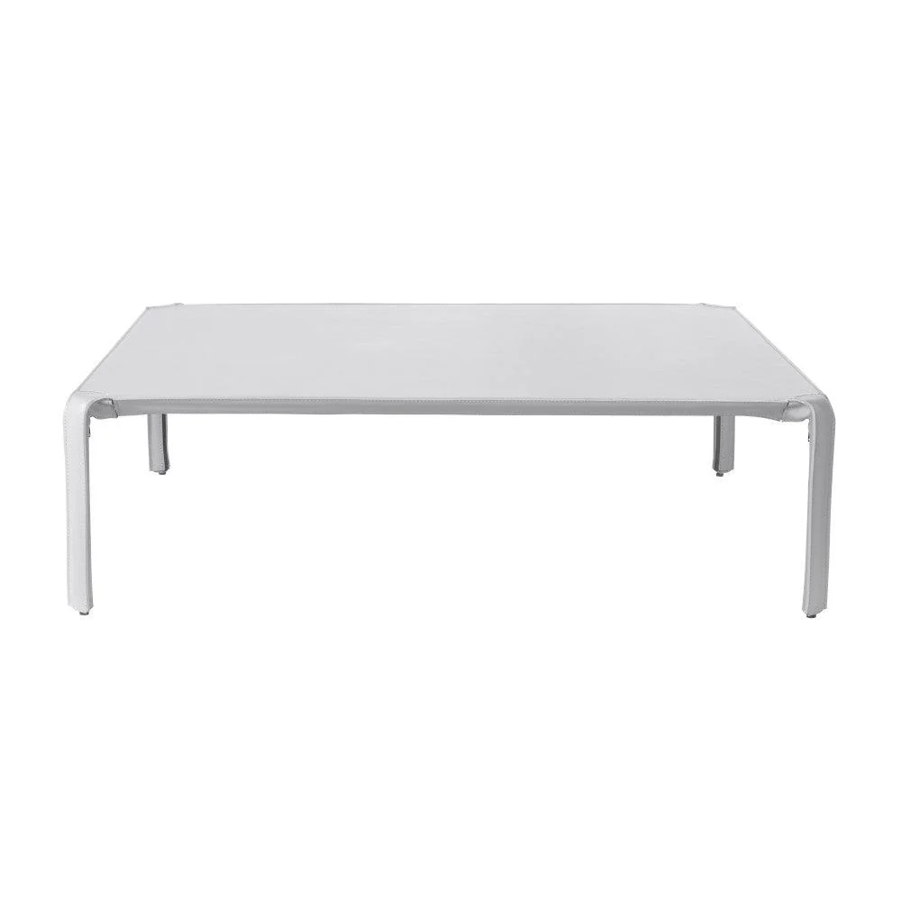 Libro Square Cocktail Table, White - Remutear