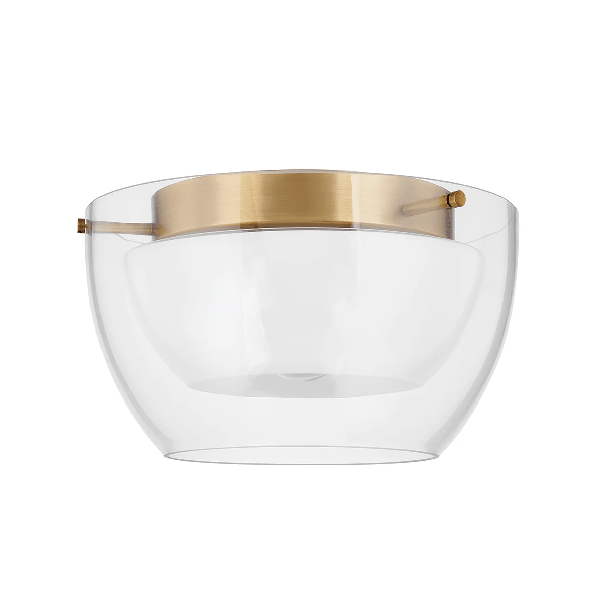 DUTTON 1 LIGHT FLUSH MOUNT - Remutear