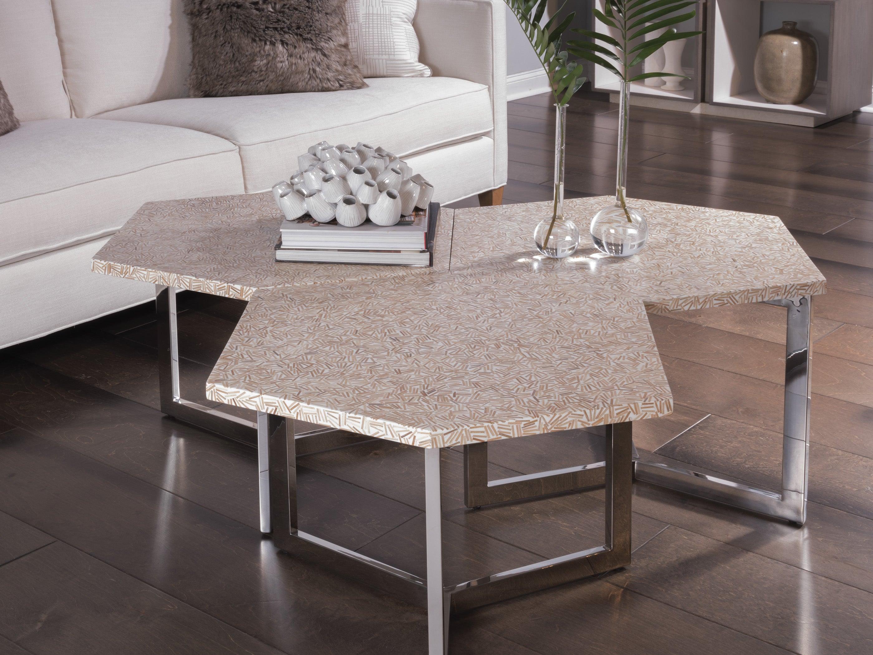 Signature Designs Inamorata Hexagonal Cluster Bunching Table - Remutear
