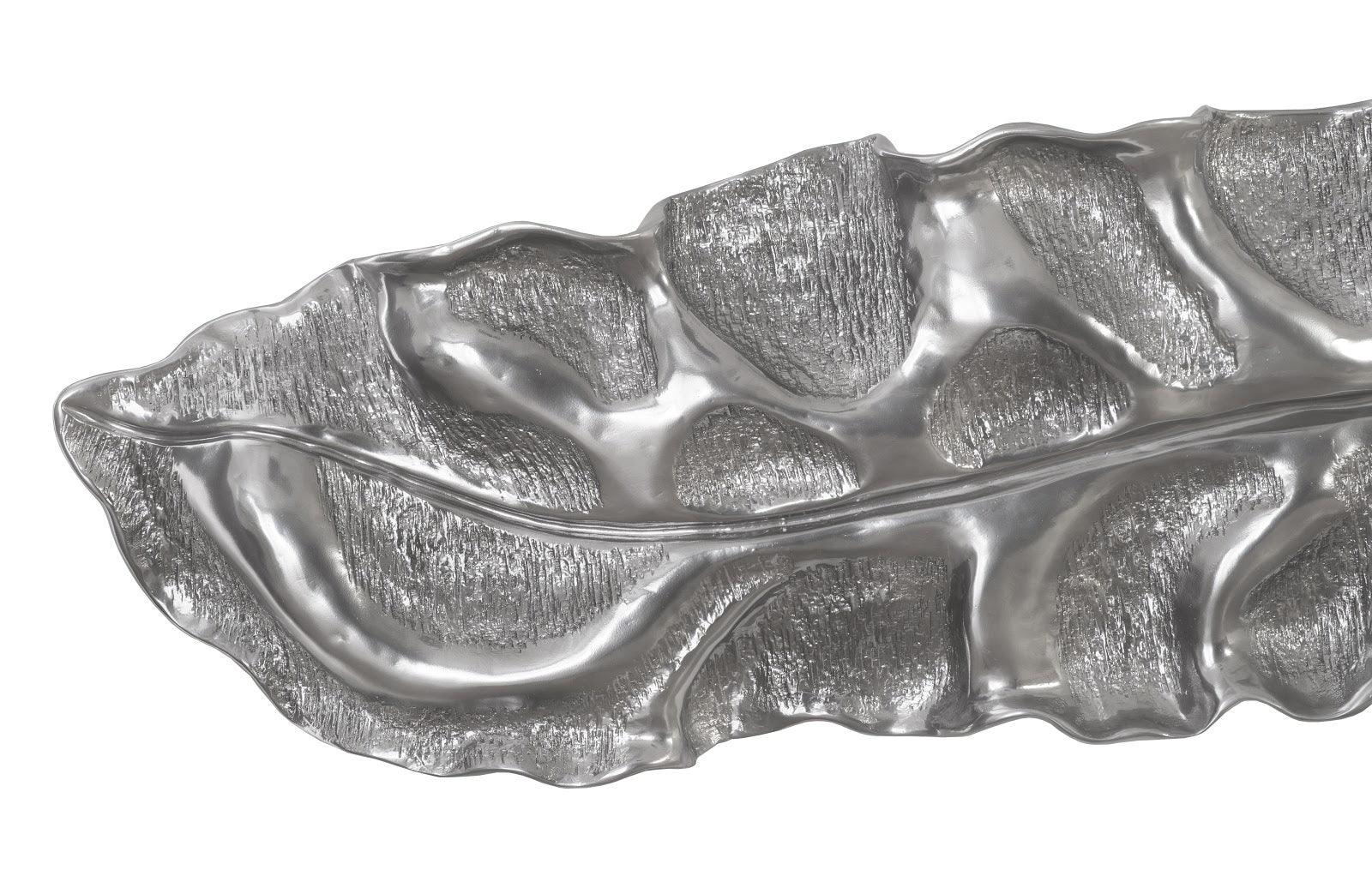 Petiole Wall Leaf, Liquid Silver, Colossal, Version B - Remutear