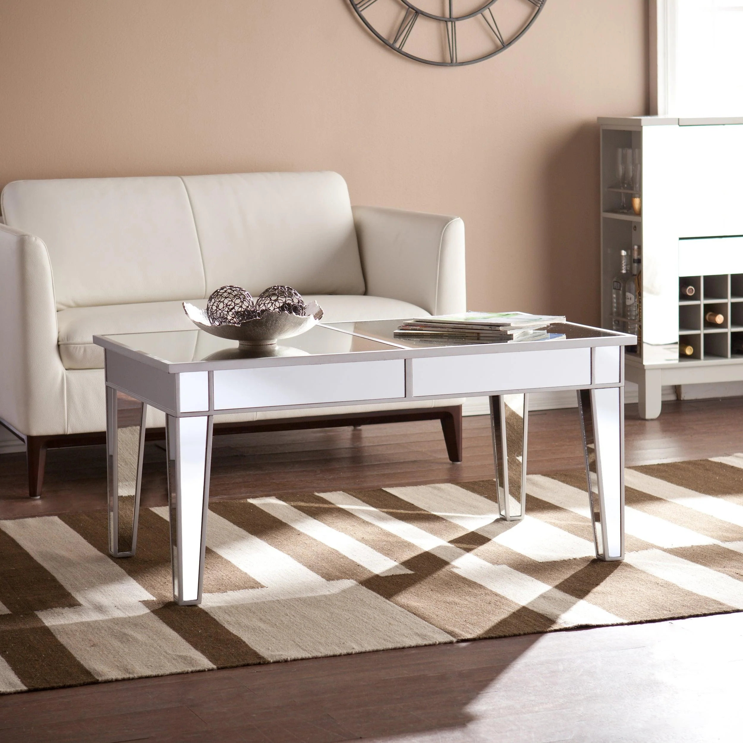 Mirage Mirrored Cocktail Table - Remutear