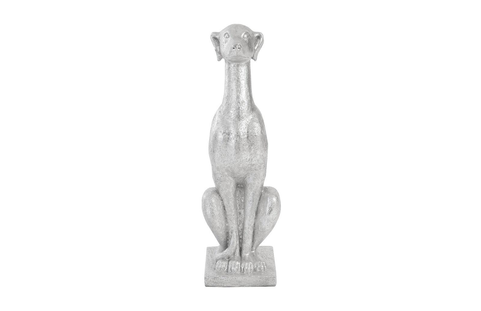 Greyhound, Resin, Silver Leaf - Remutear