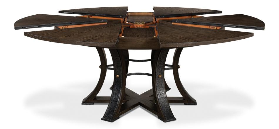 Tower Jupe Dining Table - Lg Artisan Grey - Remutear