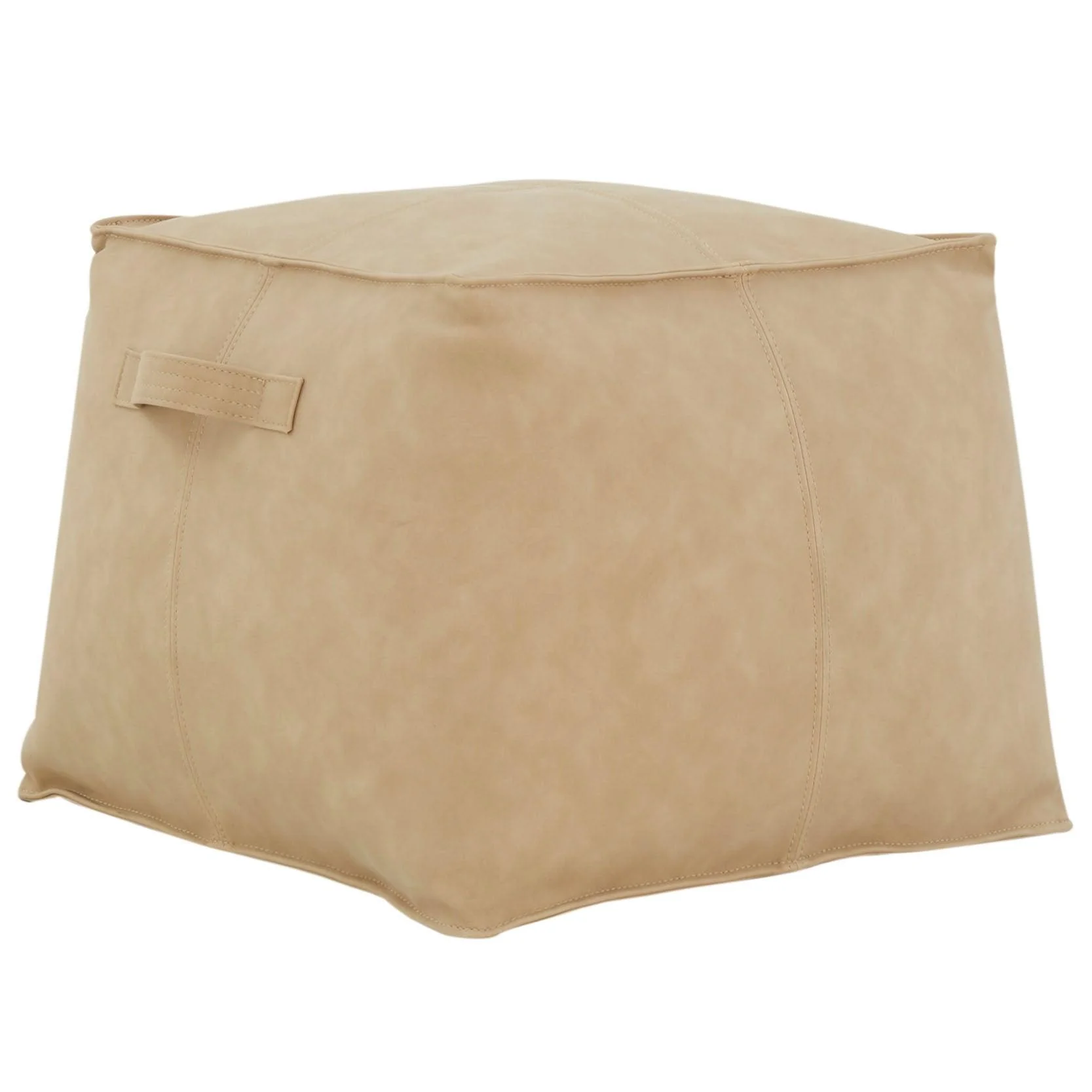 PABLO VEGAN LEATHER POUF - Remutear