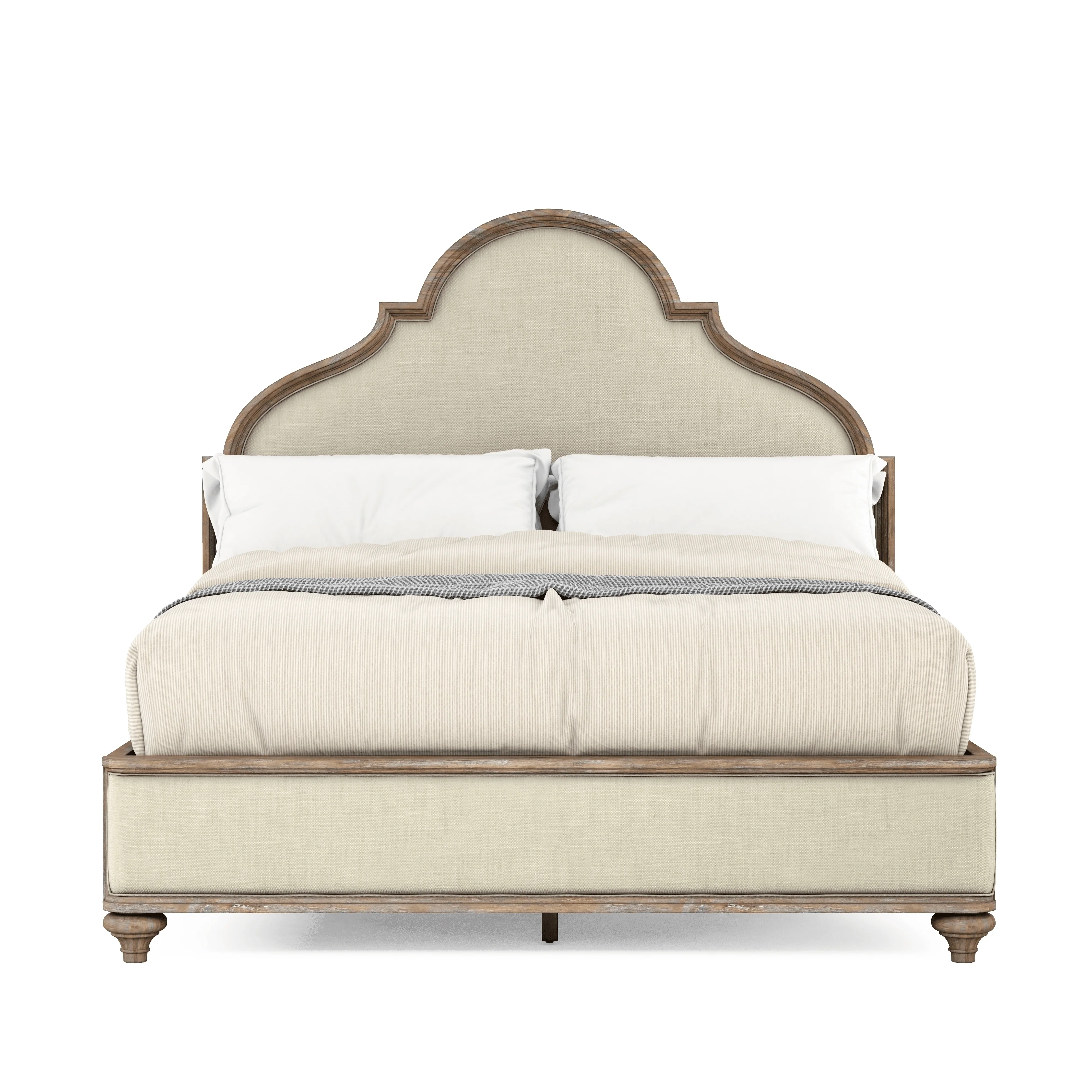 Architrave Upholstered  Panel Bed - Remutear