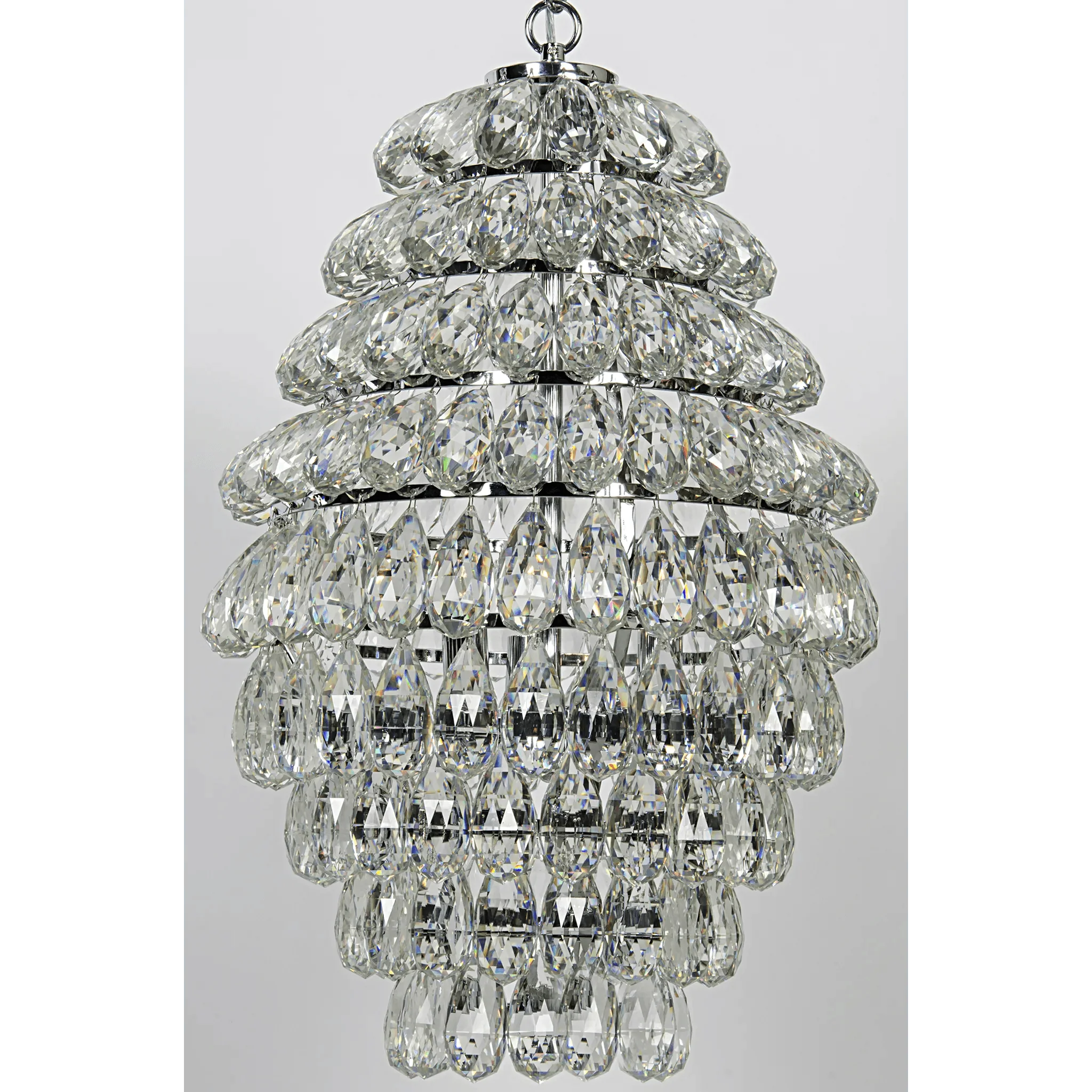 Illumination Chandelier, Chrome Finish and Glass - Remutear