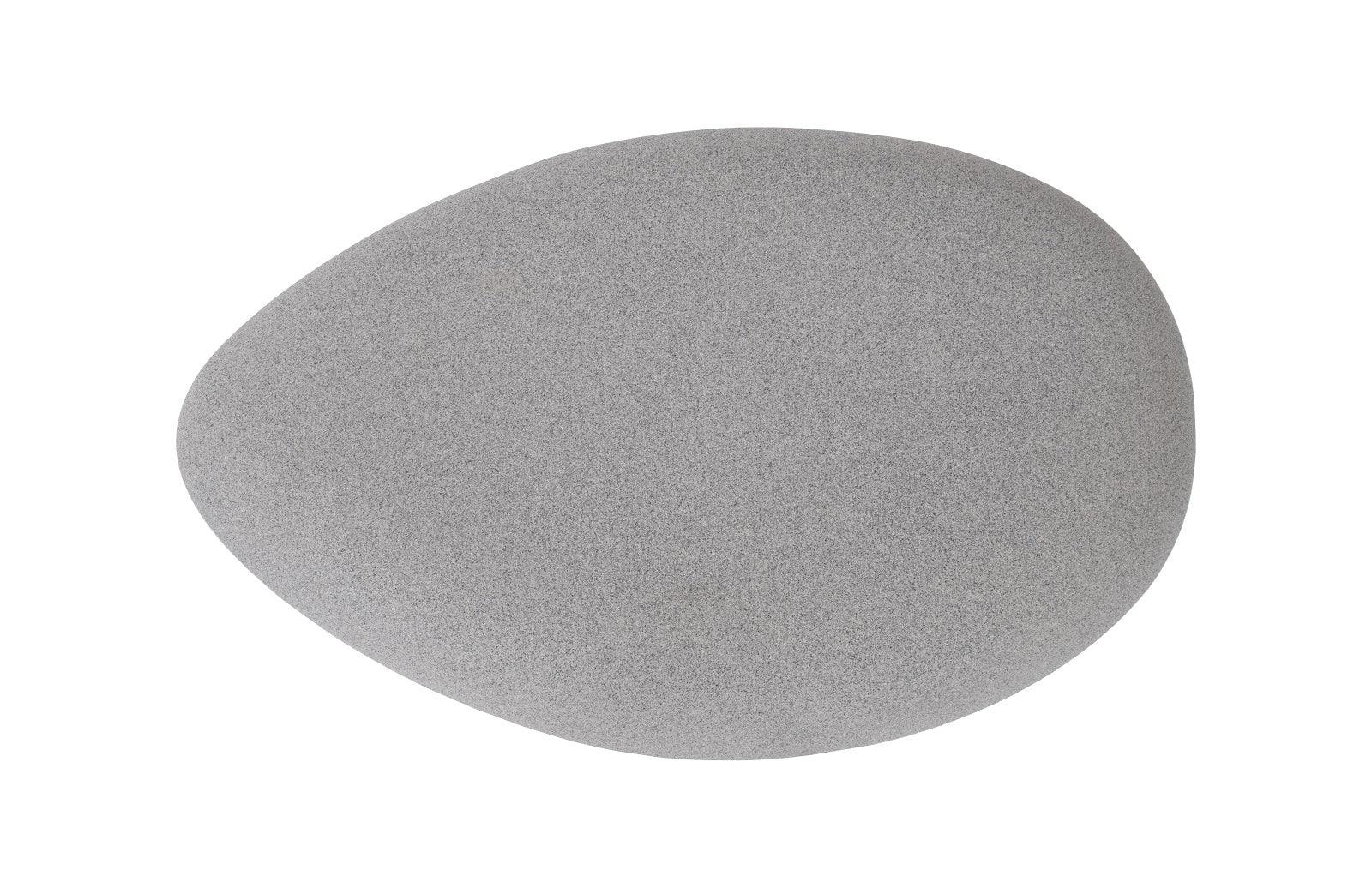 River Stone Coffee Table, Dark Granite, Small - Remutear