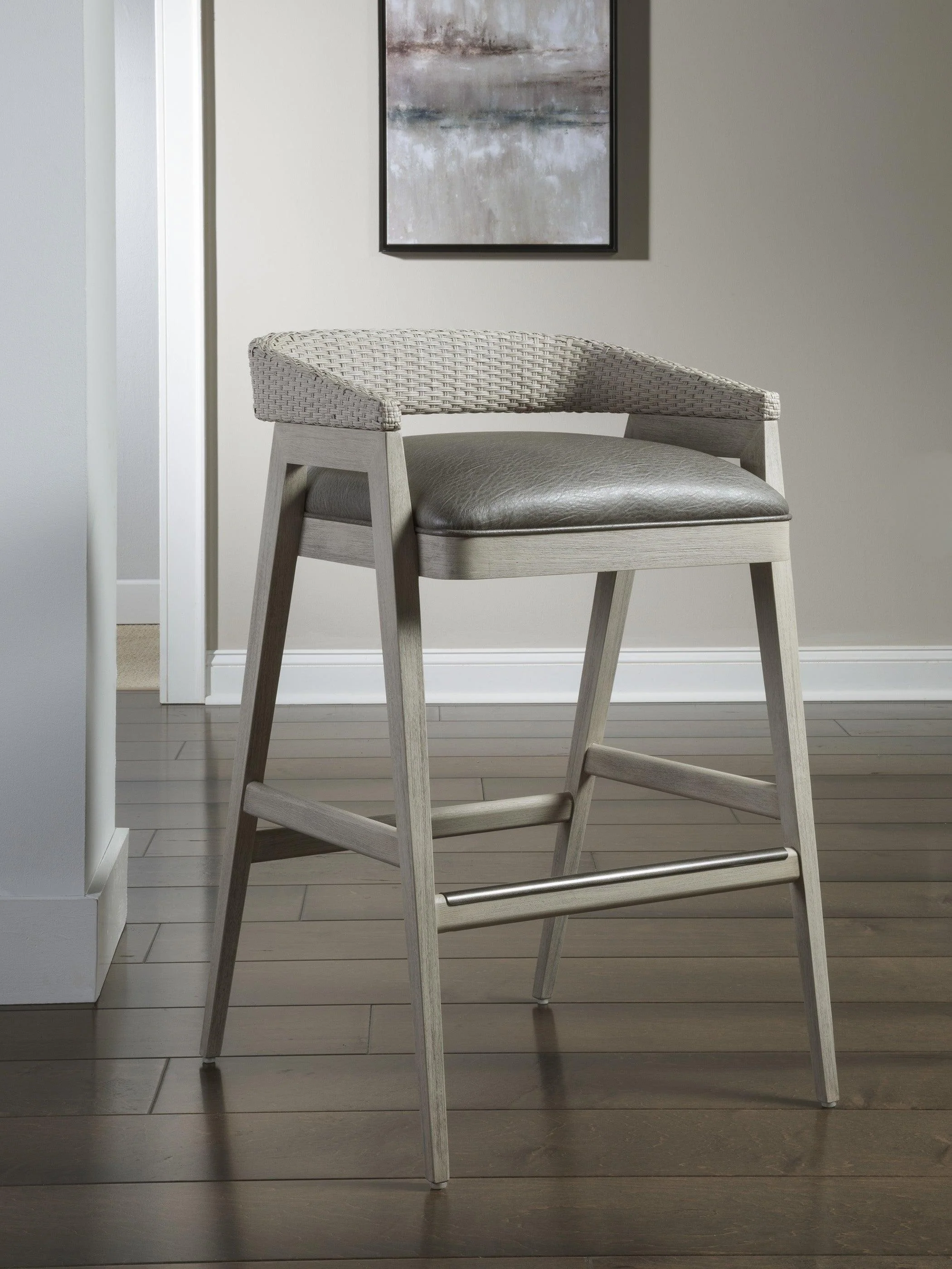 Signature Designs Arne Low Back Barstool - Remutear