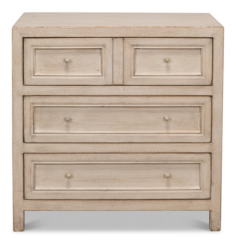 Ezra Three Drawer Commode - Stone Grey - Remutear