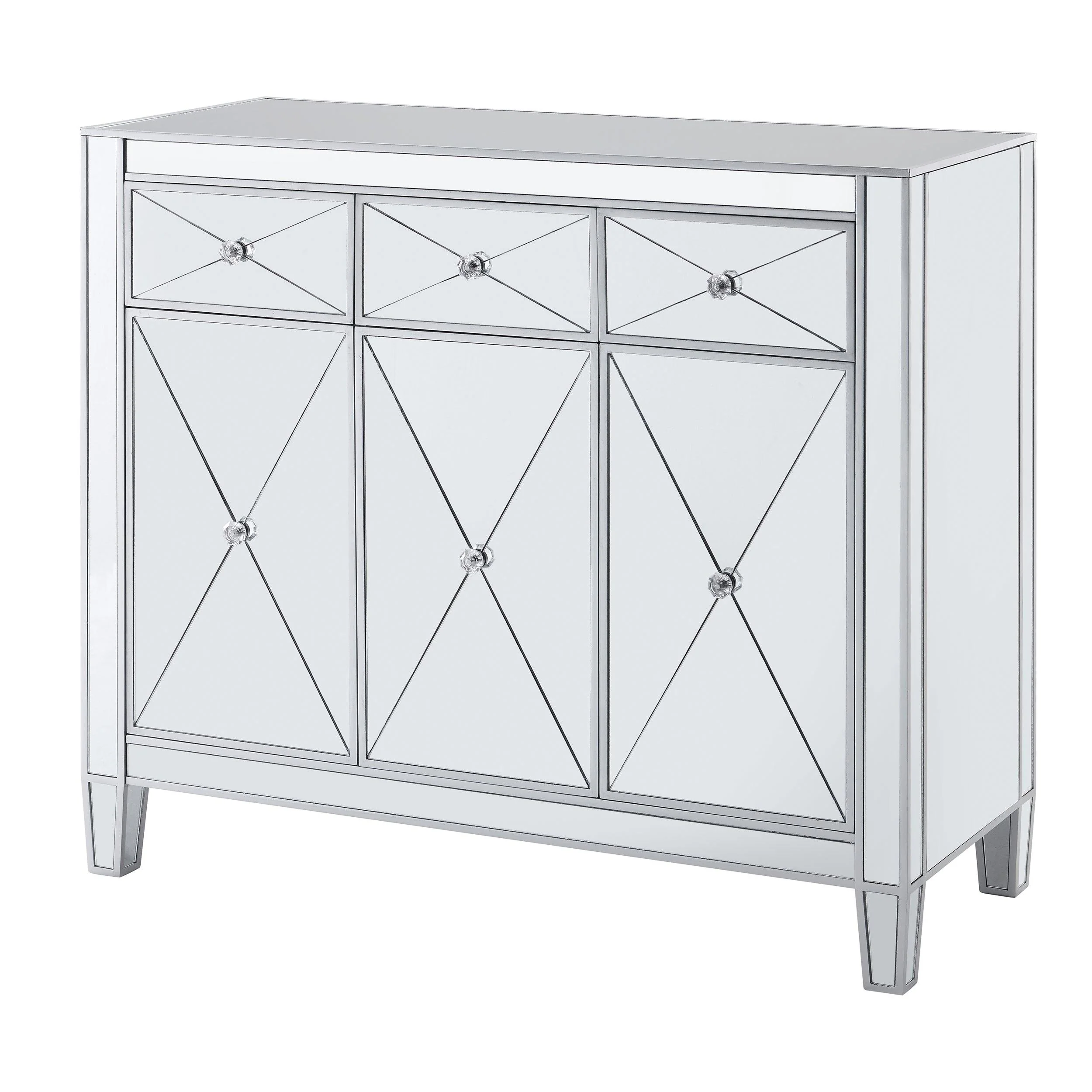 Mirage 3-Door Mirrored Cabinet - Remutear