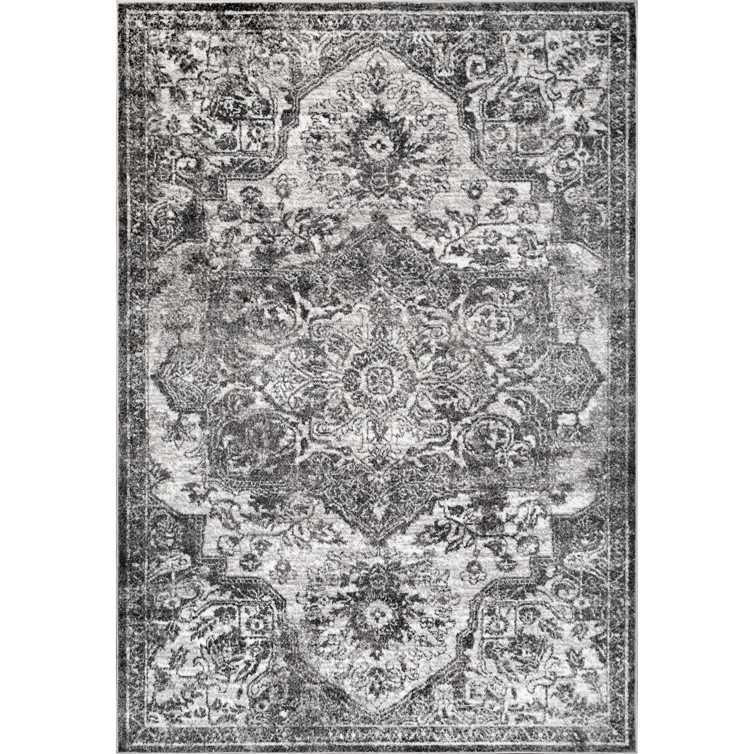 Maryanne Transitional Medallion Area Rug - Remutear