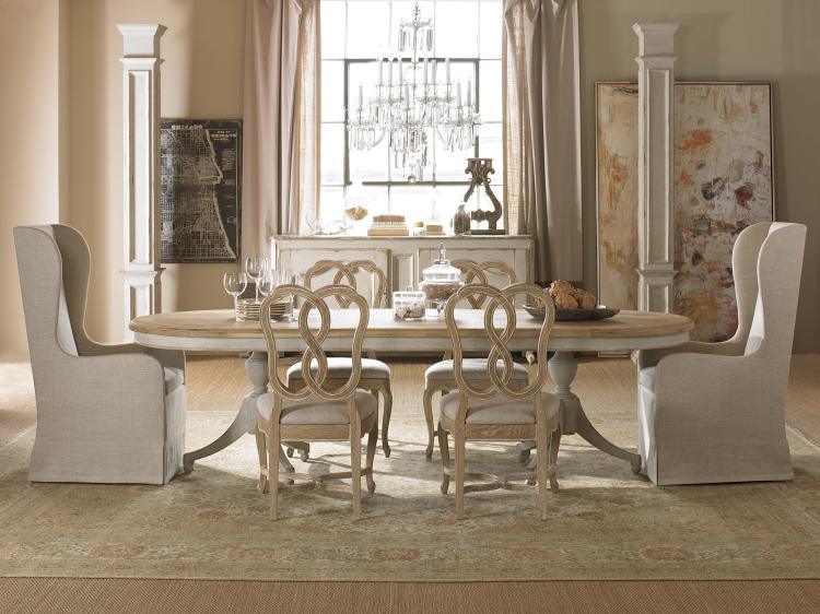 Monarch Madeline Double Pedestal Dining Table - Remutear