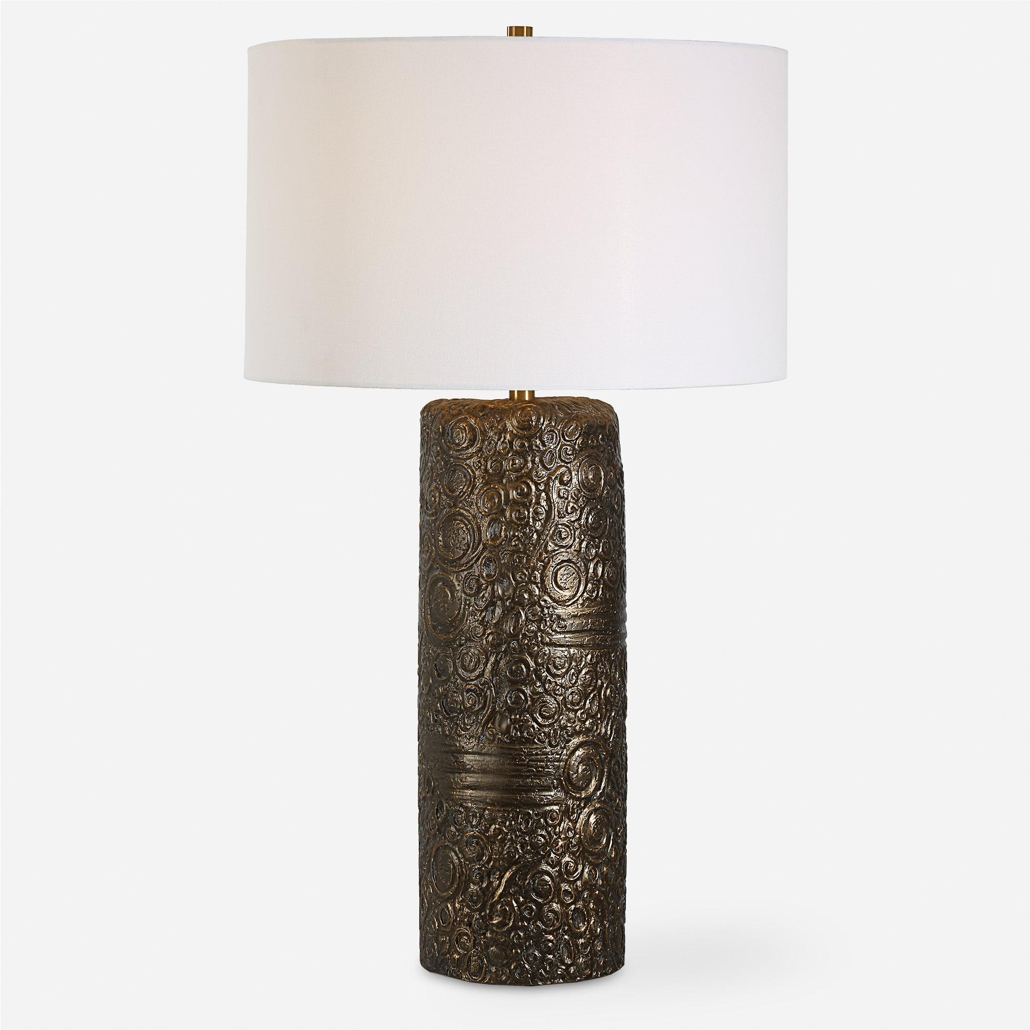 Malaga Brass Table Lamp - Remutear