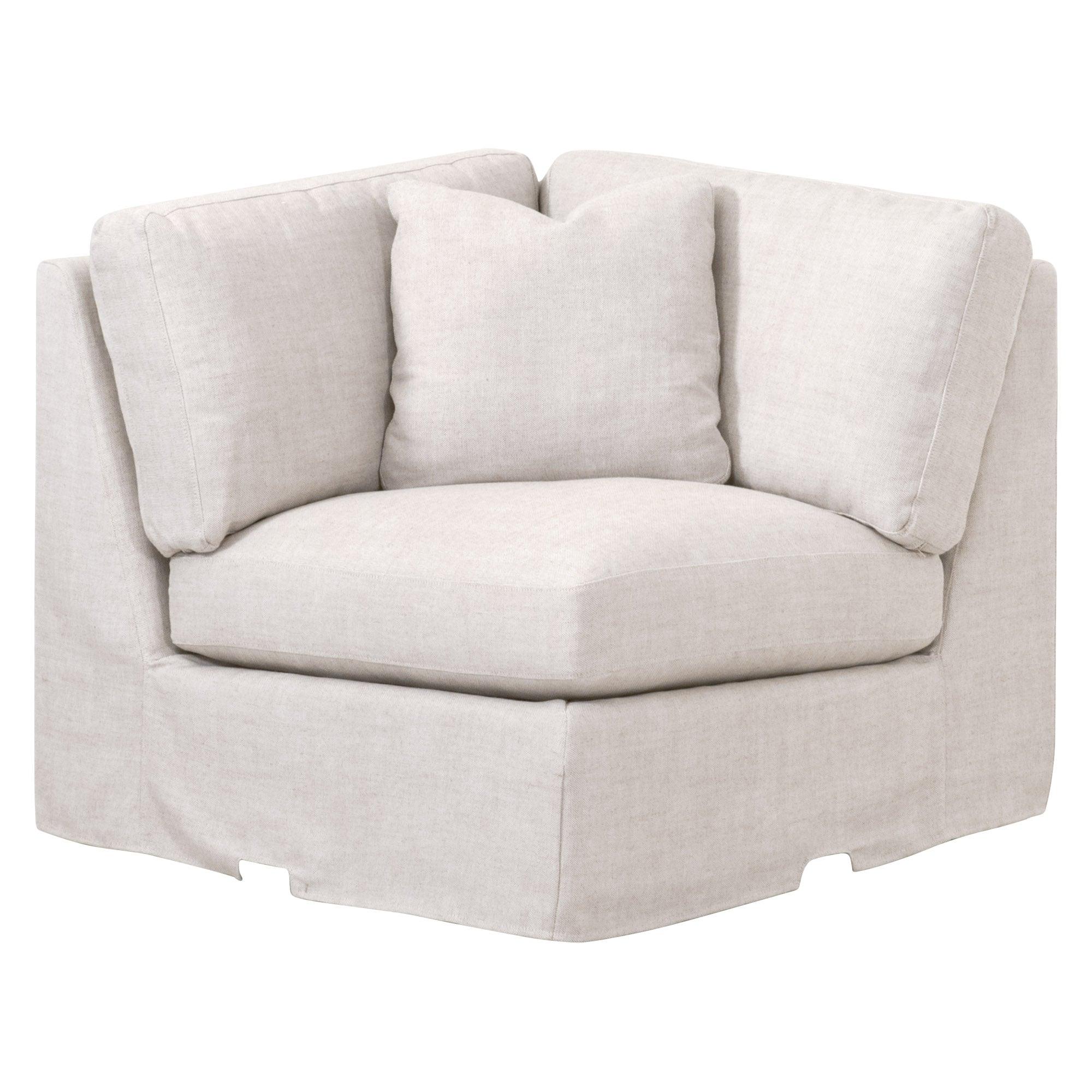 Lena Modular Slipcover Corner Chair - Remutear