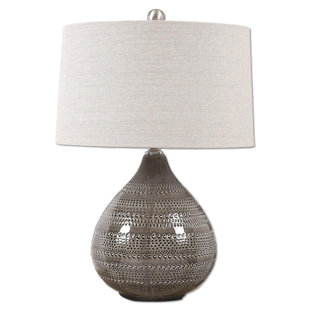 Batova Smoke Gray Lamp - Remutear