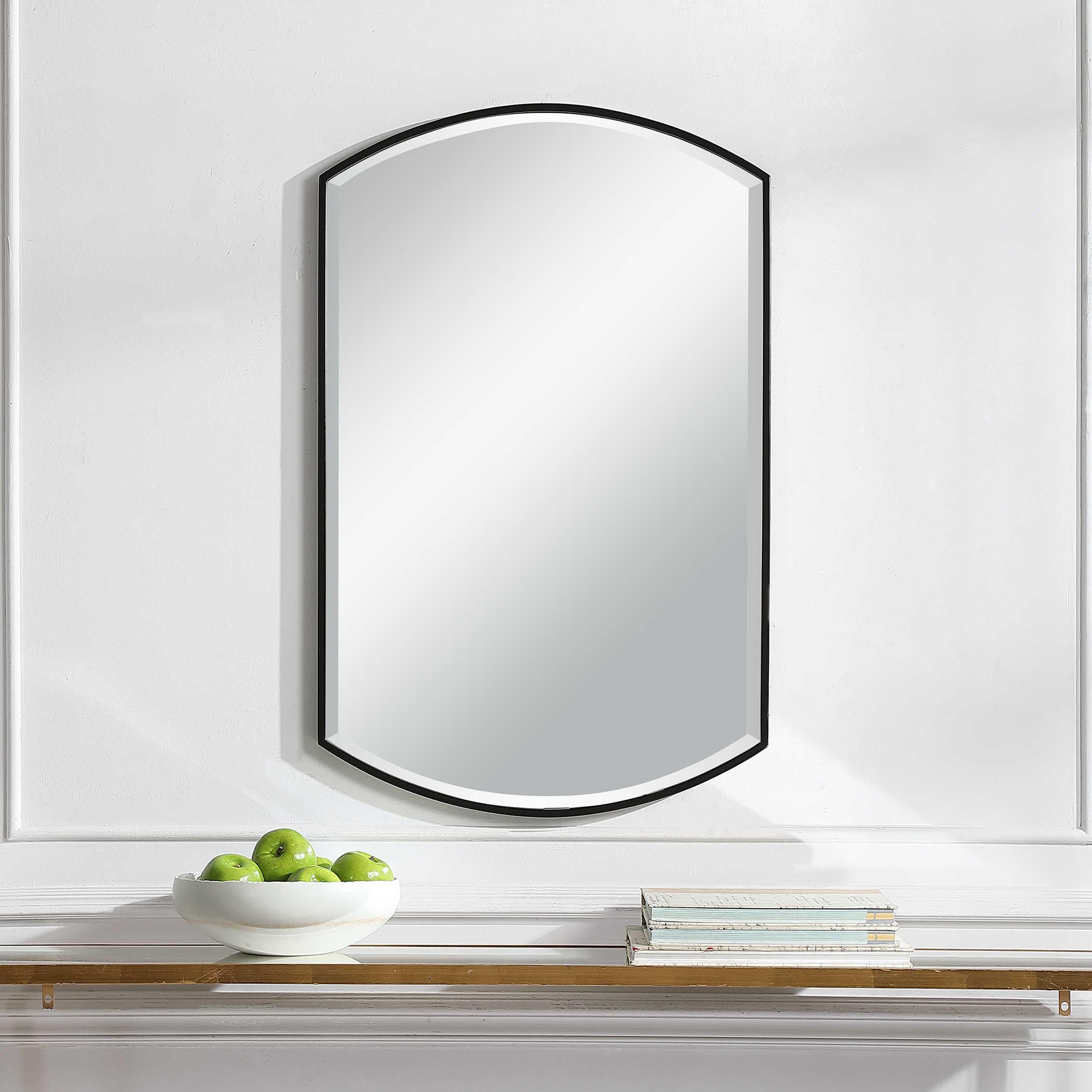 SHIELD SHAPED IRON MIRROR - Remutear